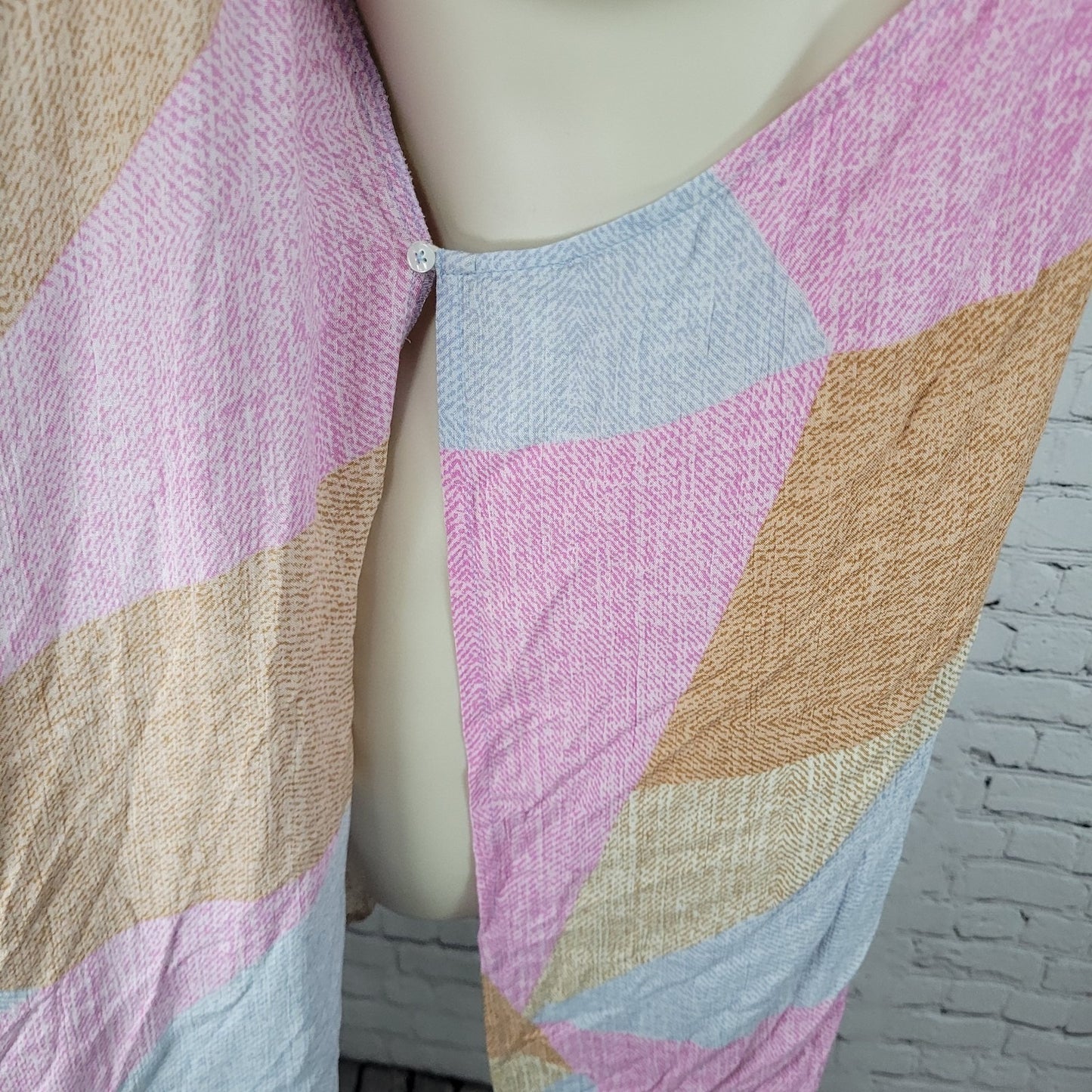 NWT O'Neill Multicolor Lightweight Adjustable Strappy Wrap Tie Dress Size XS