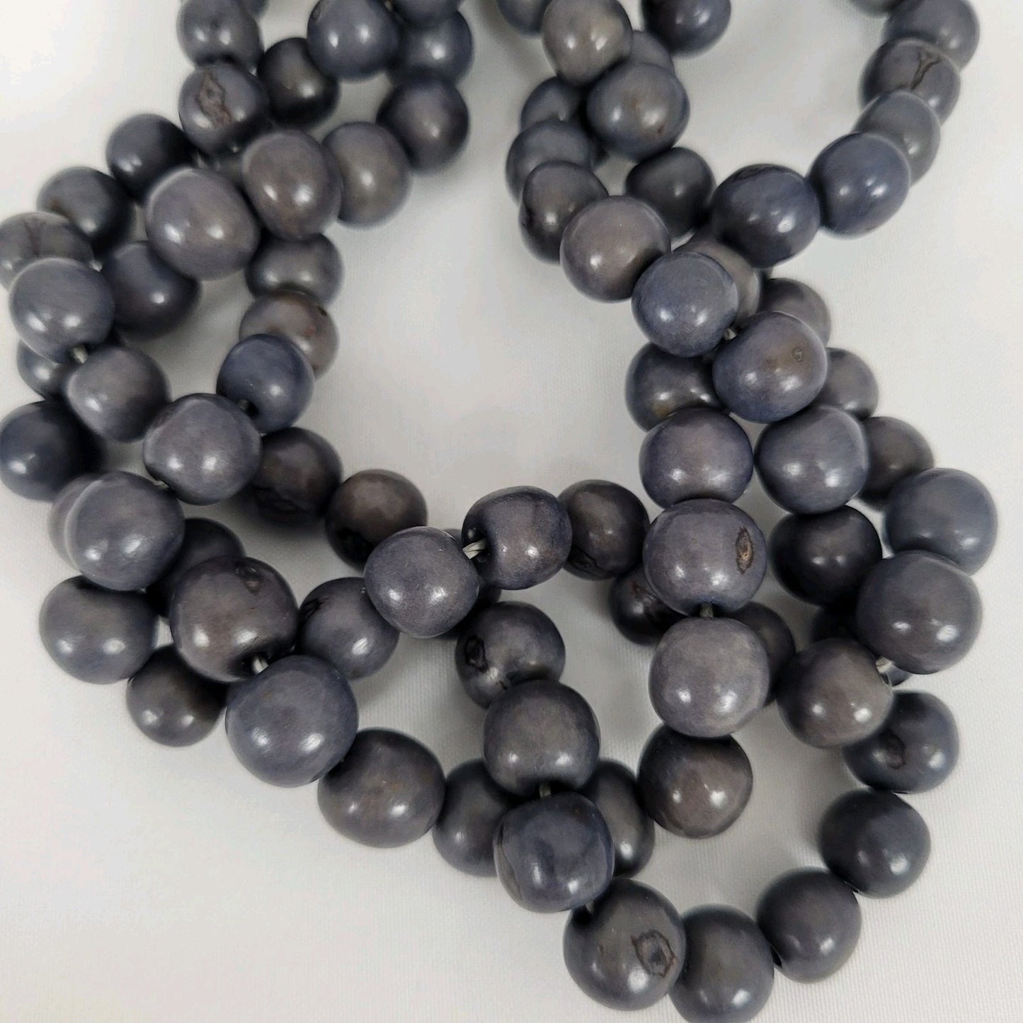 NWT One Market Grey Beaded Necklace Boho Handmade MSRP $30