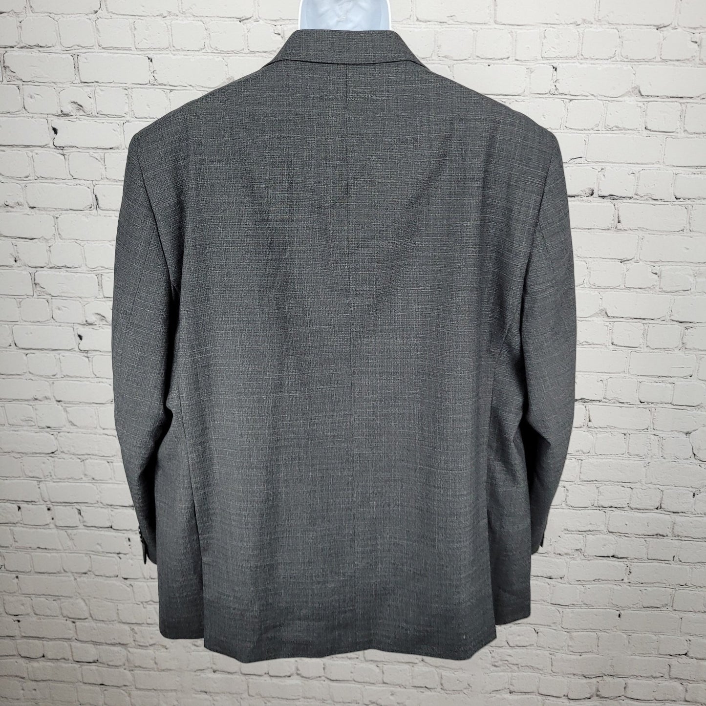 JV Jack Victor Grey Lasier SPJ Wool Blend Relfex Stretch Blazer Sport Coat 48R