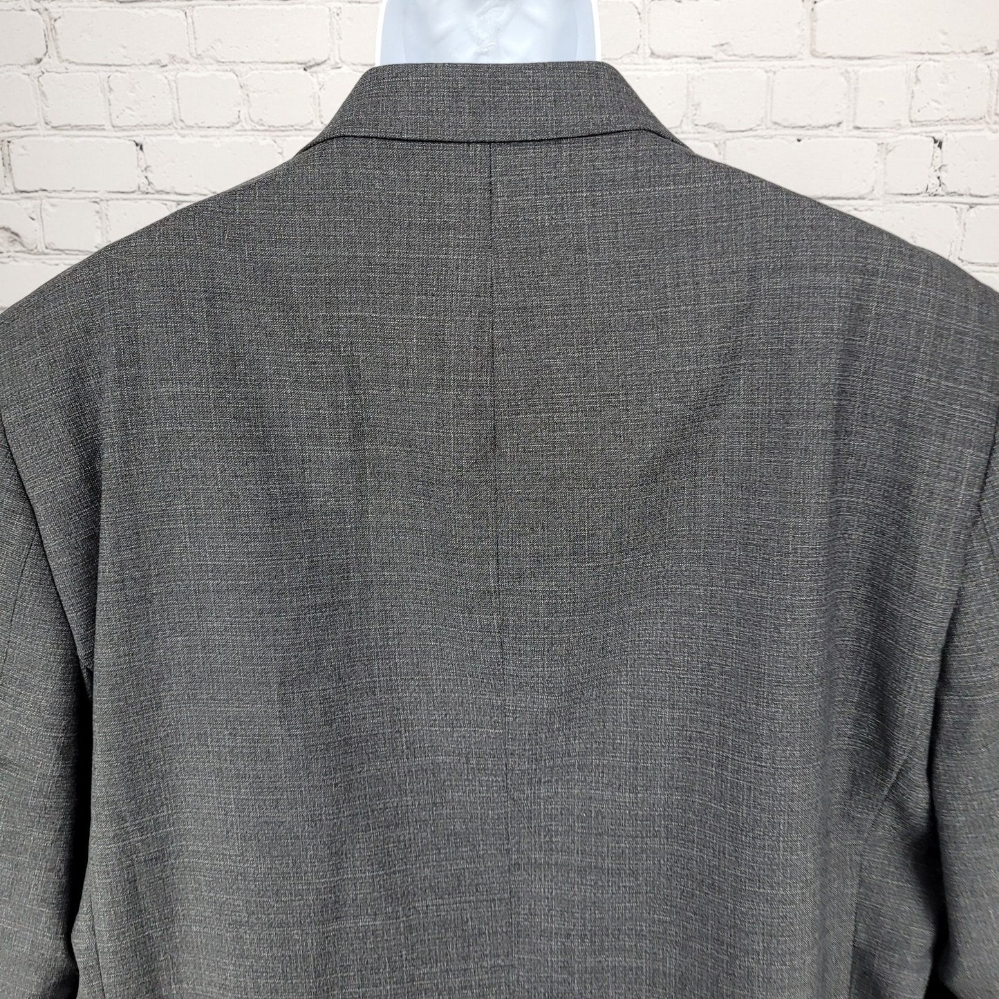 JV Jack Victor Grey Lasier SPJ Wool Blend Relfex Stretch Blazer Sport Coat 48R