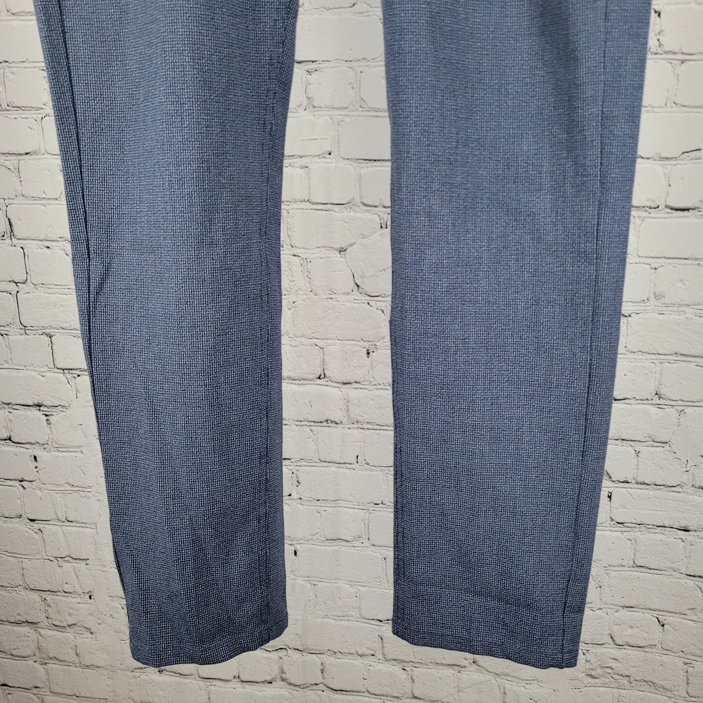 Zara Man Blue Slim Straight Leg Lightweight Stretch Charm Pants Size 31 (31x29)