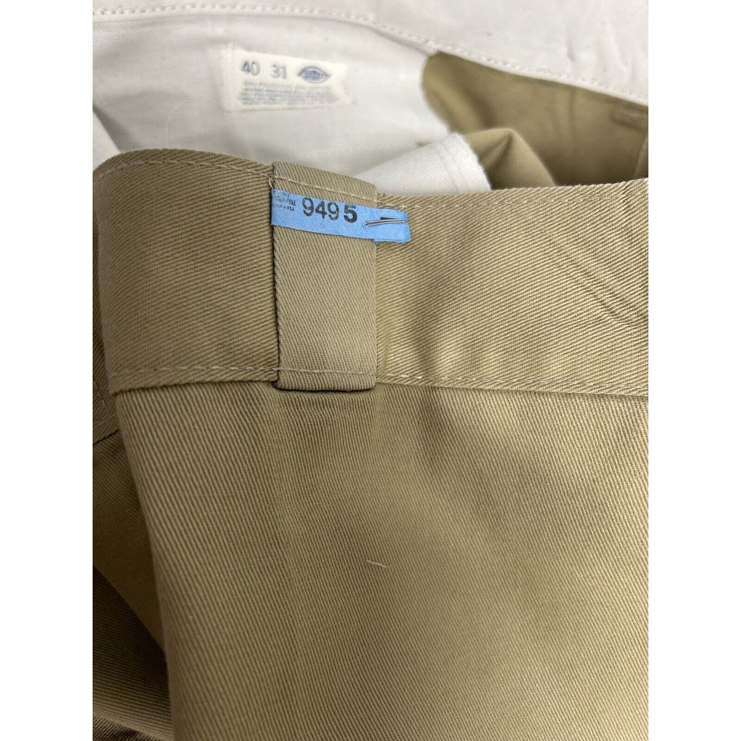 Dickies Straight Leg Beige High Rise Chino Work Pants Men’s 40 (38 x 31)