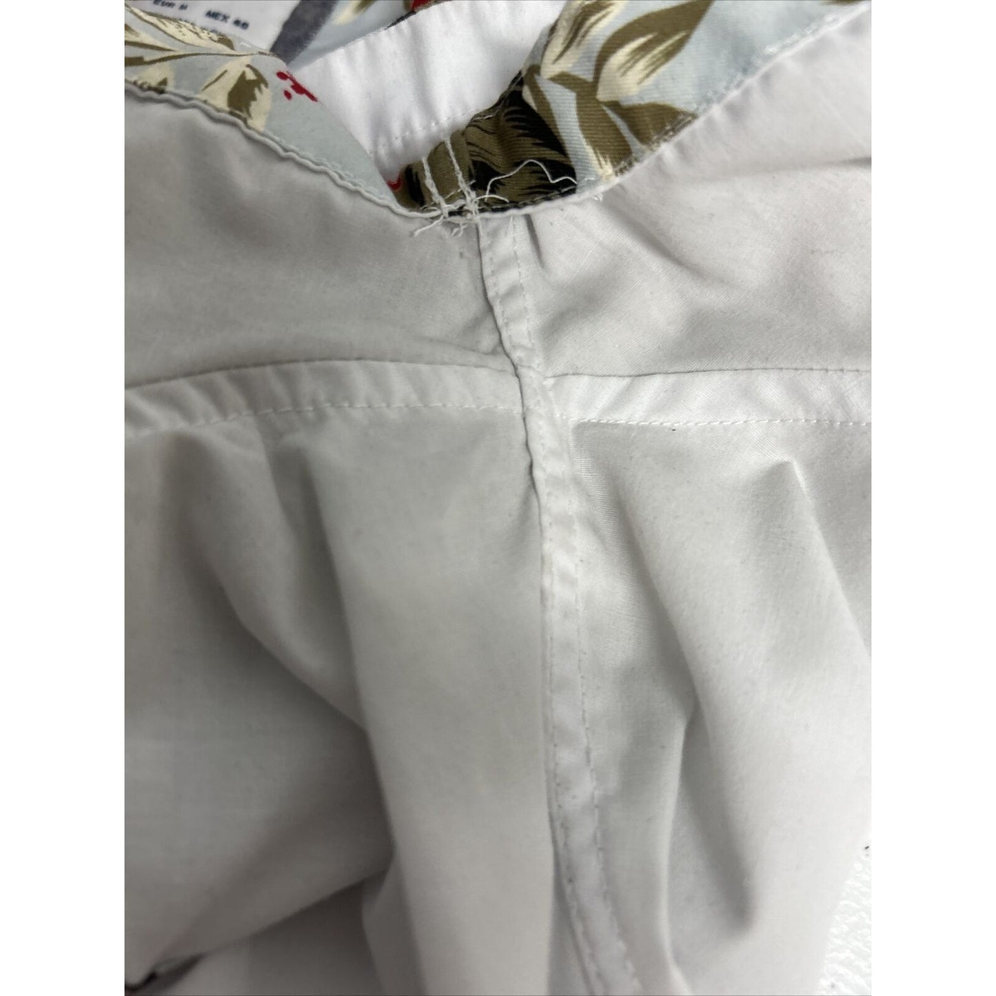 Craft + Flow Voyage White Hawaiian Tropical Button Up Short Sleeve Shirt Men’s M