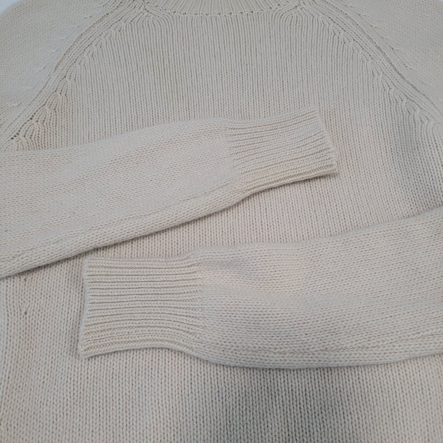 PRADA Beige Cashmere Wool Turtleneck Sweater Italy Made Size 42 US Medium M