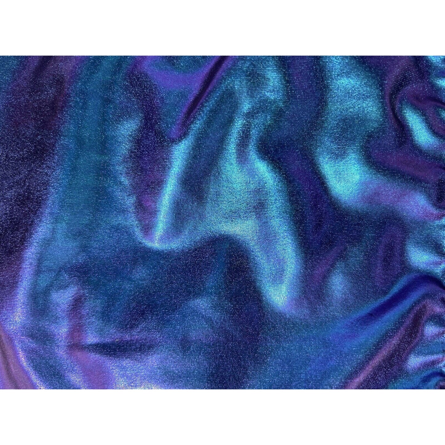 NWT Nasty Gal iridescent Purple Blue Spaghetti Strap One Piece Bodysuit Size 2