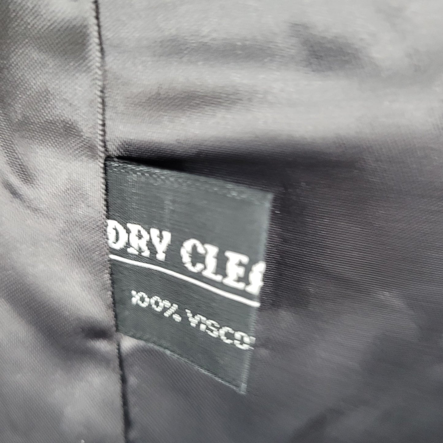 SYMS Grey Pure 100% Wool Heavyweight Long Pea Coat England Made Size Medium M