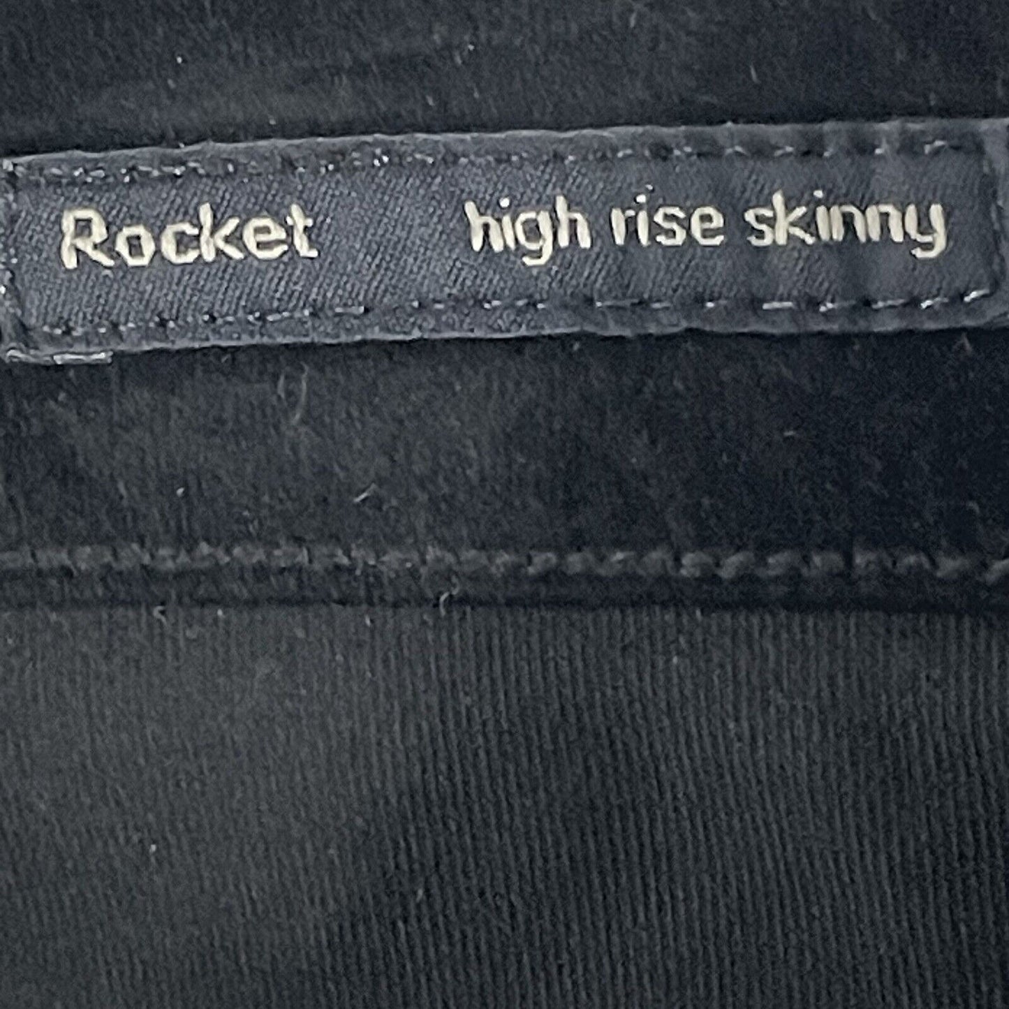 Citizens Of Humanity Black Velvety Rocket Hi-Rise Skinny Pants Size 30 (30x28)
