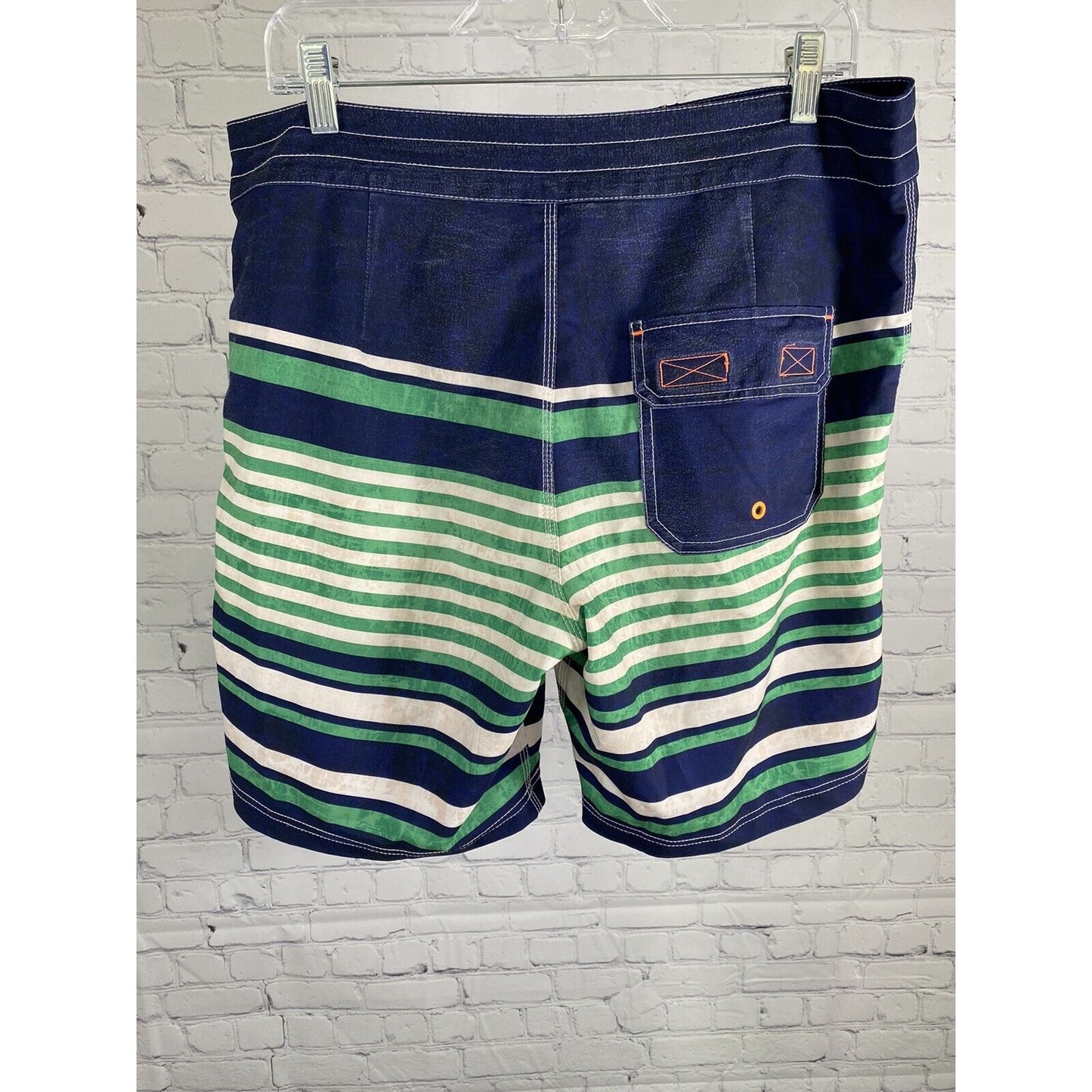 Sperry Top Sider Multicolor Striped Board Short Swim Trunks Men’s 36