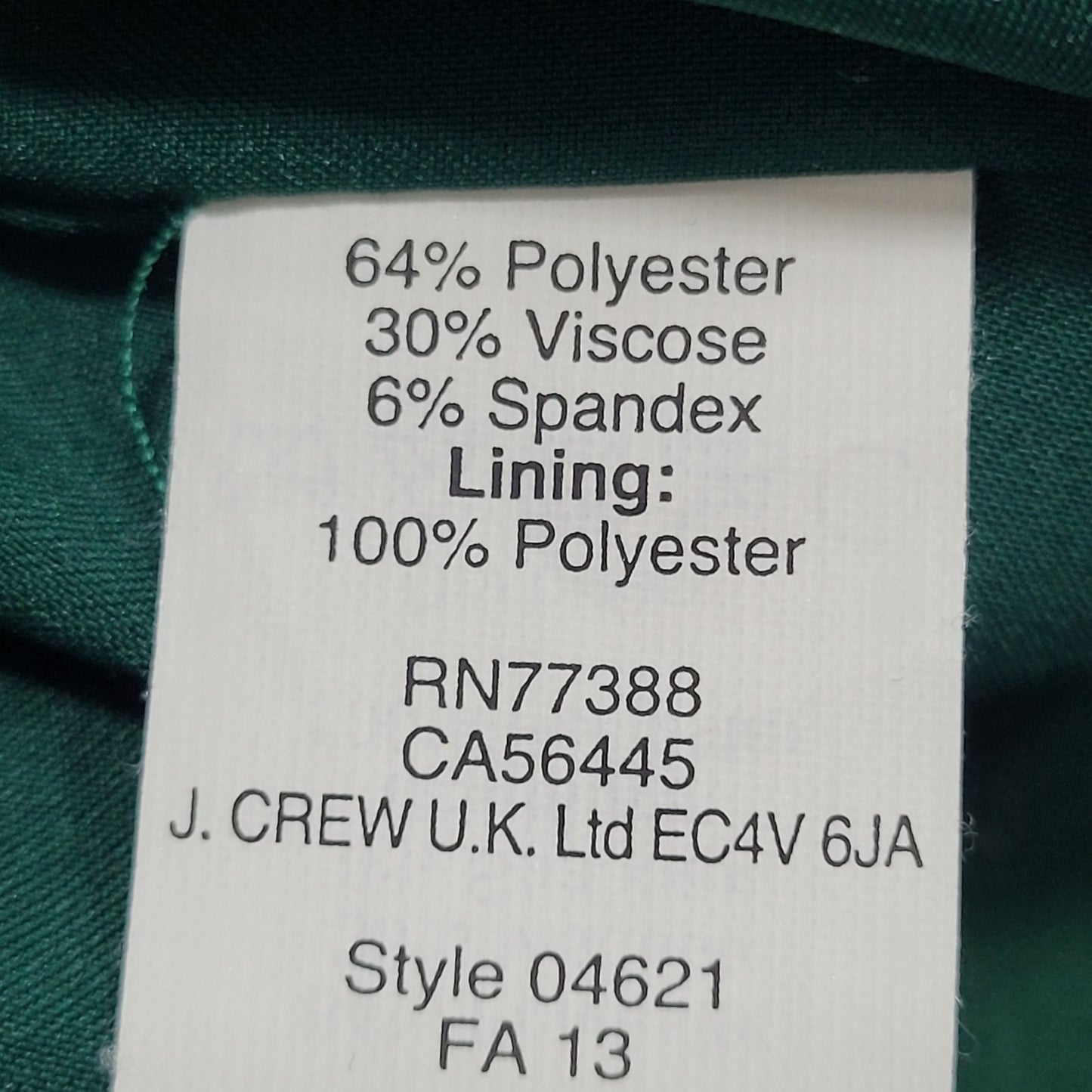 Madewell Green Short Cap Sleeve Pleated Lined Pockets Sheath Dress Size 2