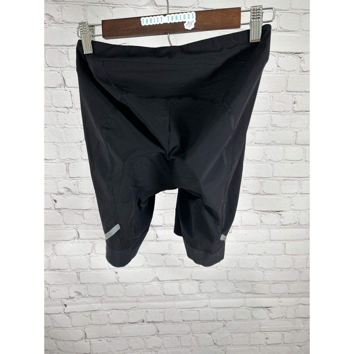 Co Op Cycles Black Nylon/Spandex Pull On Women’s Padded Biker Shorts M Medium