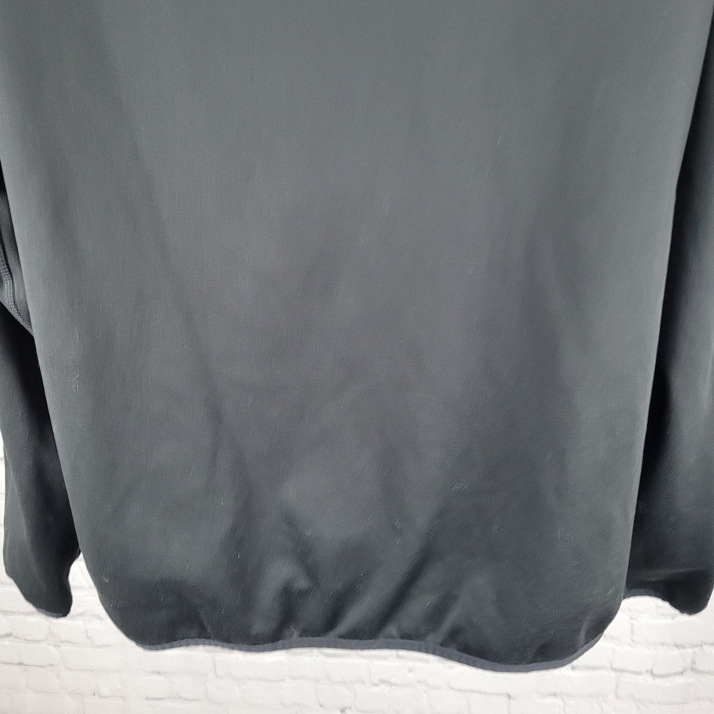 The North Face Black 1/4 Zip Fleece Lined Zip Pocket Pullover Jacket Size XXL