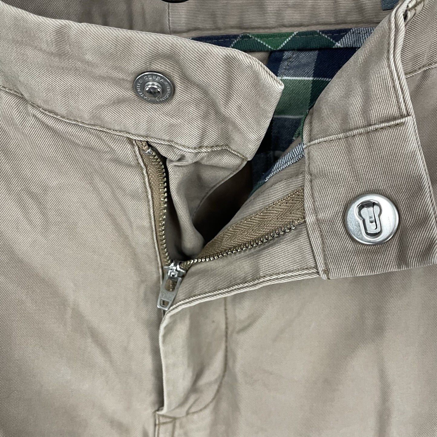 Bonobos Tan 100% Cotton Straight Leg Flat Front Chino Pants Size 34 (34x32)