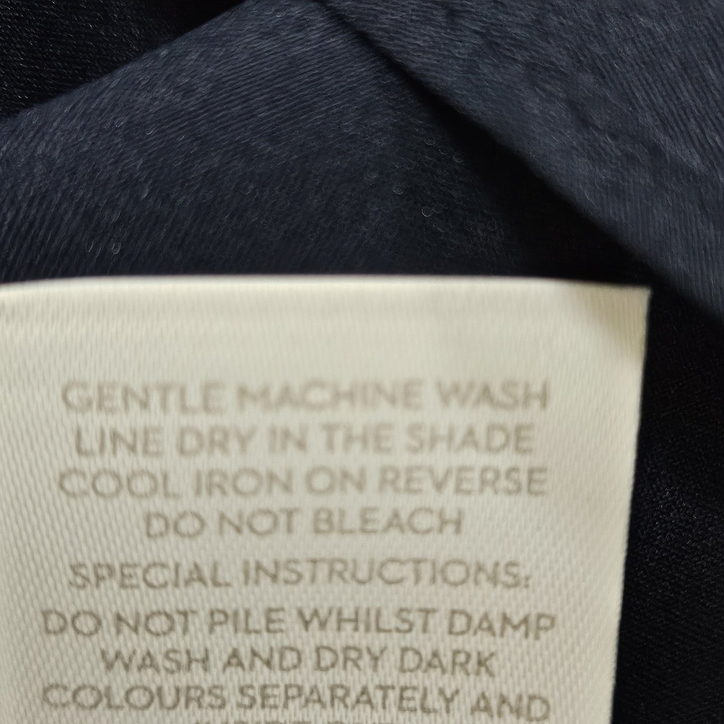 Boden Navy Sleeveless Cowl Neck Back Zip Lined Classic A-Line Midi Dress 4R