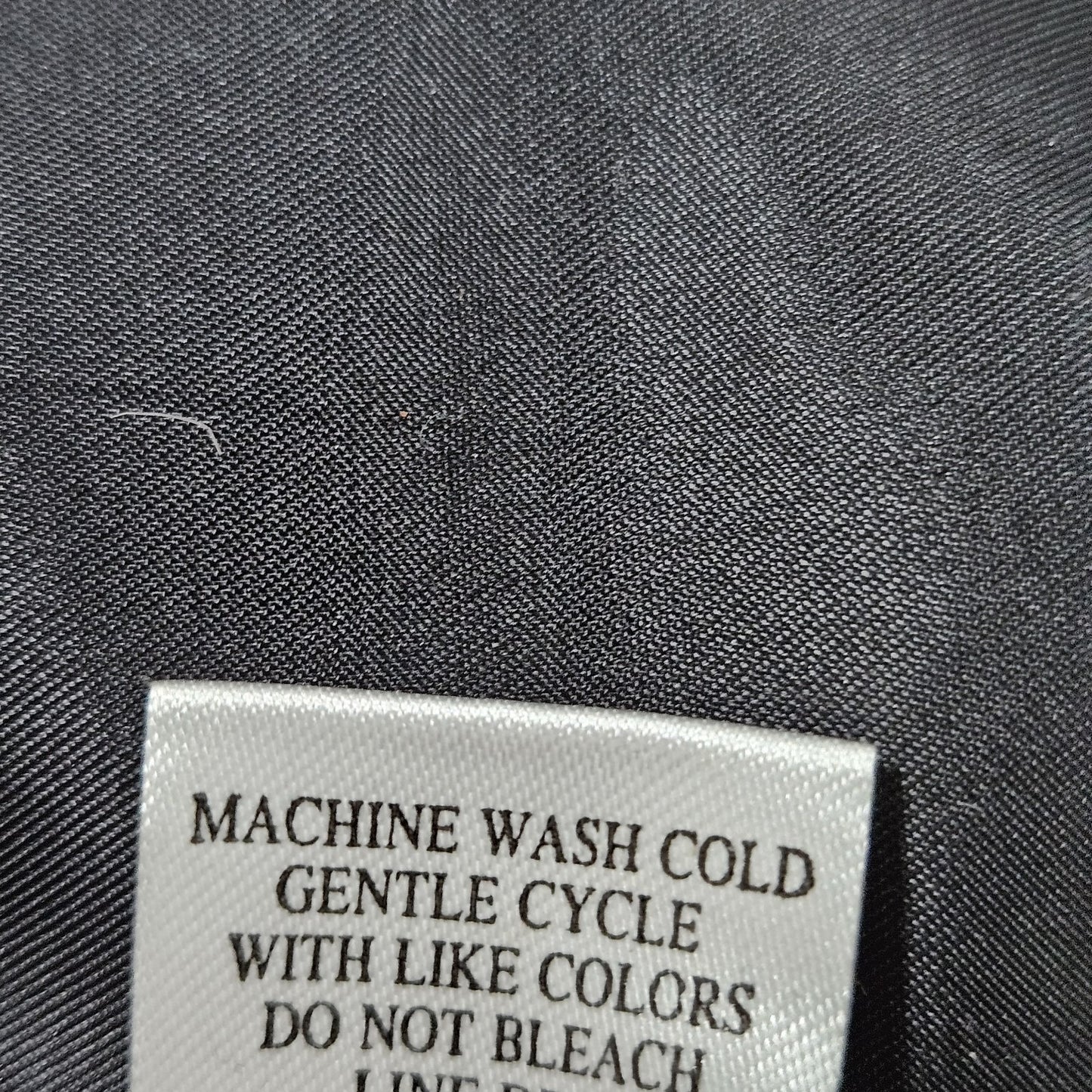 Disney Store Black Mickey Logo Buttoned Removable Quilted Liner Over Coat 46