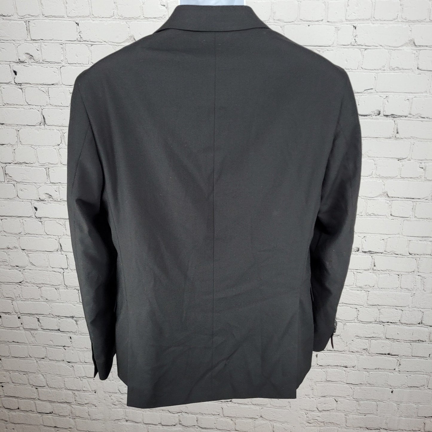Reaction Kenneth Cole Techni-Cole Black Stretch 2 Button Vented Blazer Size 38R