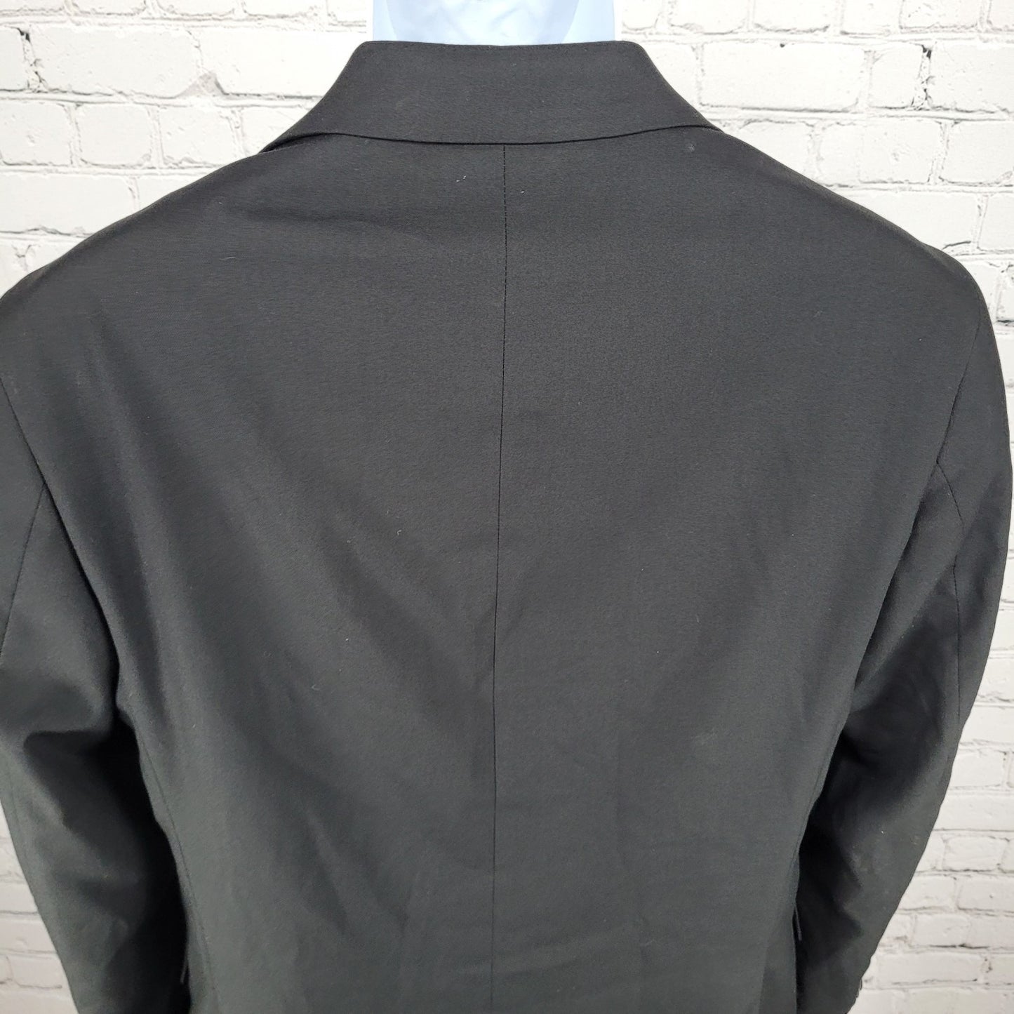 Reaction Kenneth Cole Techni-Cole Black Stretch 2 Button Vented Blazer Size 38R