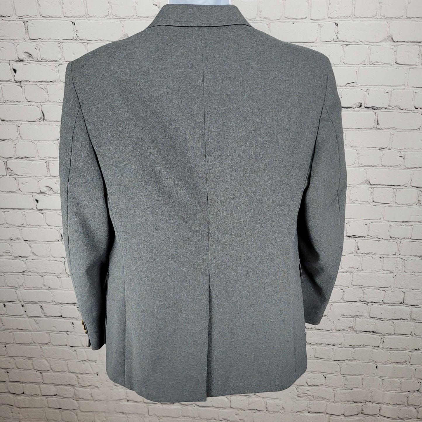 VTG Sears PERMA-PREST Classic Collection Grey Action Separates Blazer Size 40