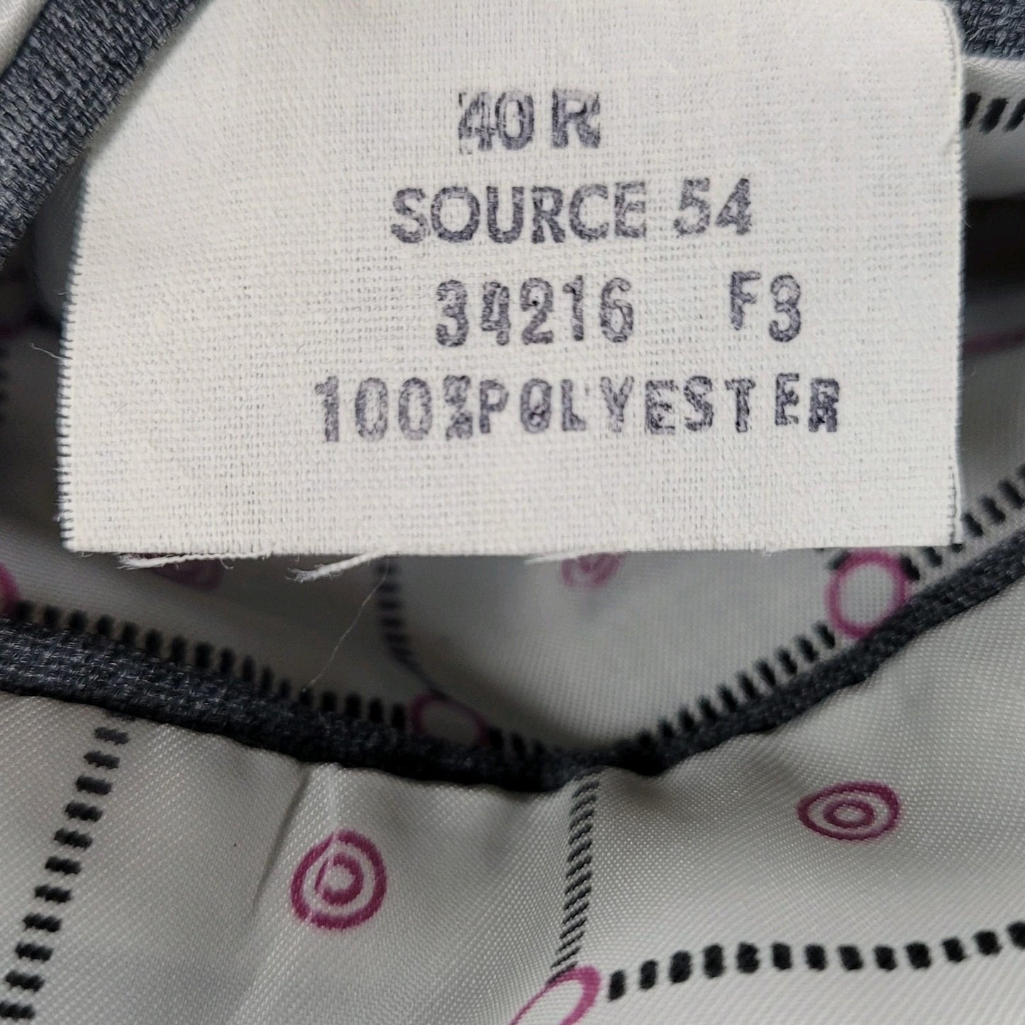 VTG Sears PERMA-PREST Classic Collection Grey Action Separates Blazer Size 40