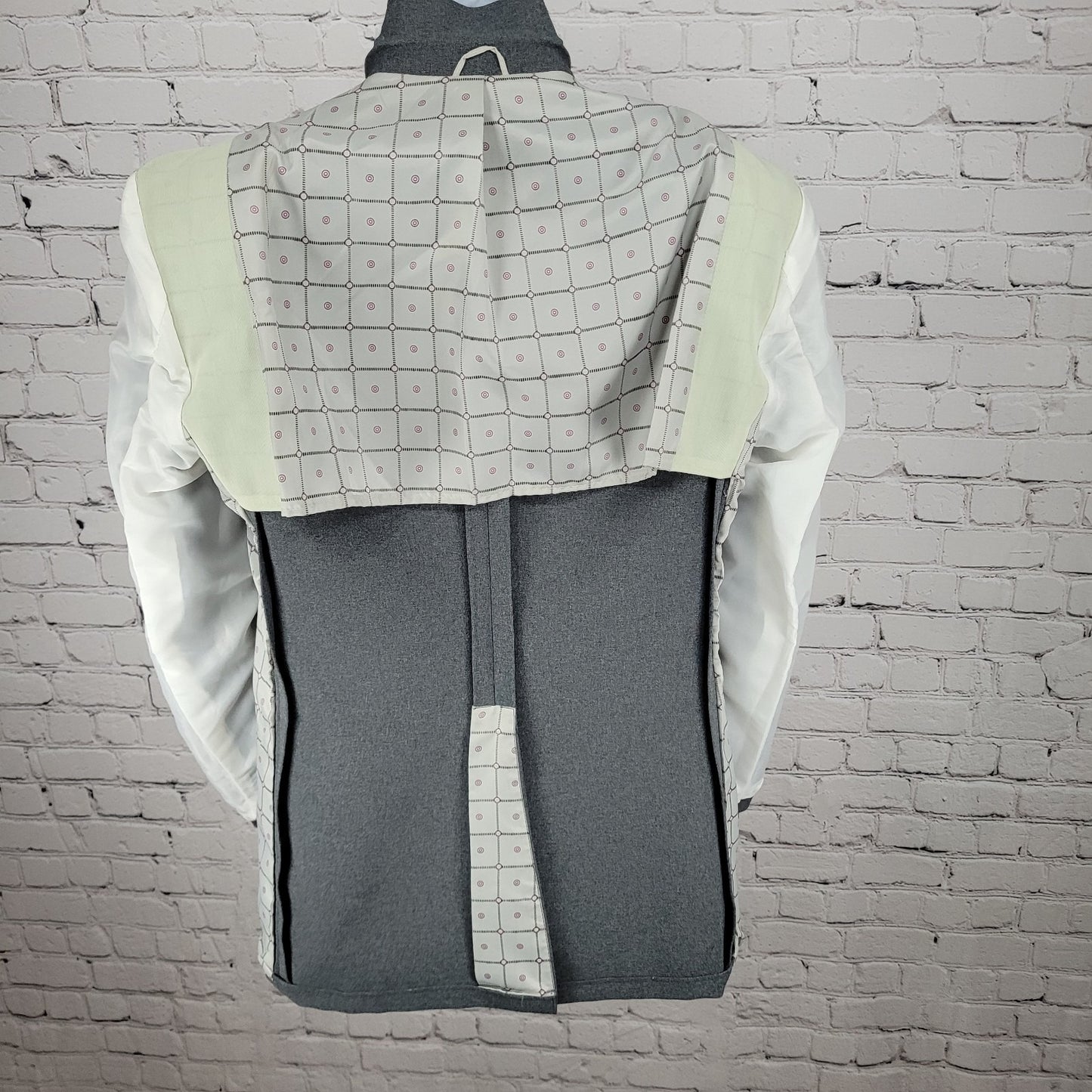 VTG Sears PERMA-PREST Classic Collection Grey Action Separates Blazer Size 40