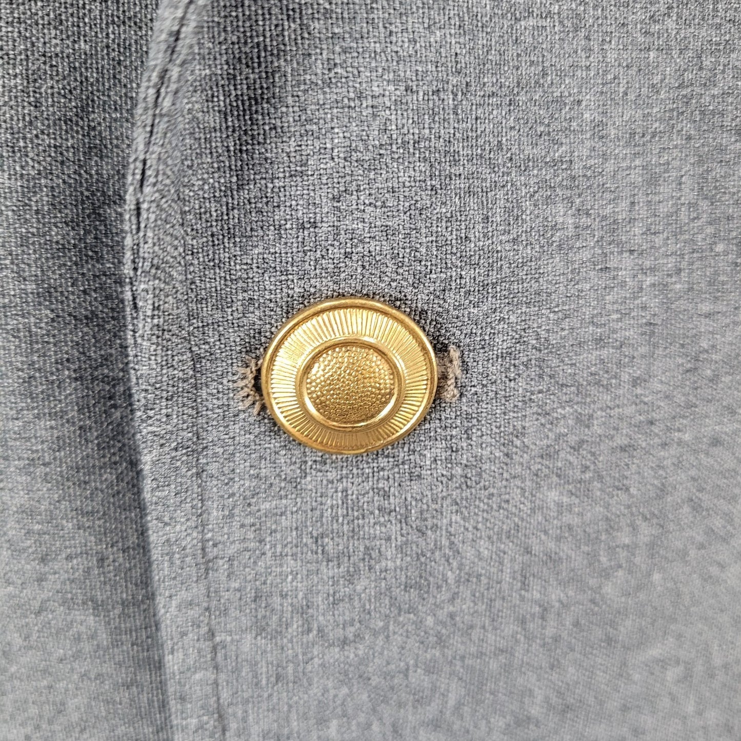 VTG Sears PERMA-PREST Classic Collection Grey Action Separates Blazer Size 40