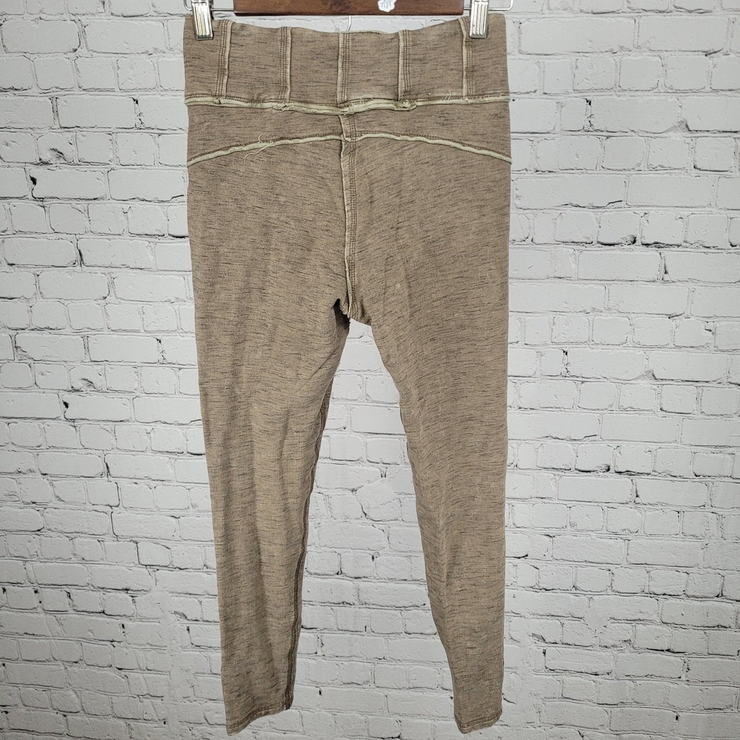 Free People Movement Brown Athleisure Yoga Pants Tights Size Small S (25x26)