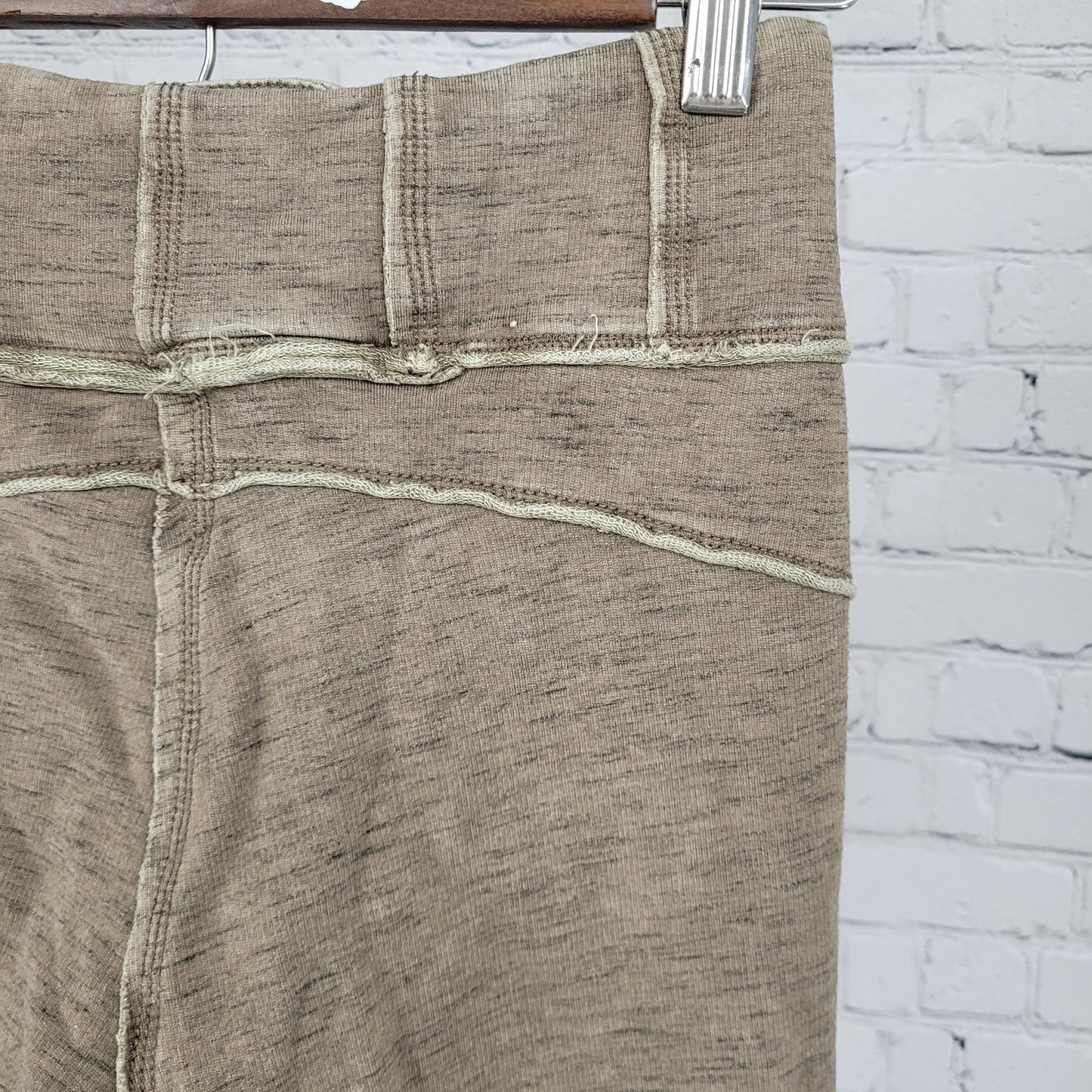 Free People Movement Brown Athleisure Yoga Pants Tights Size Small S (25x26)