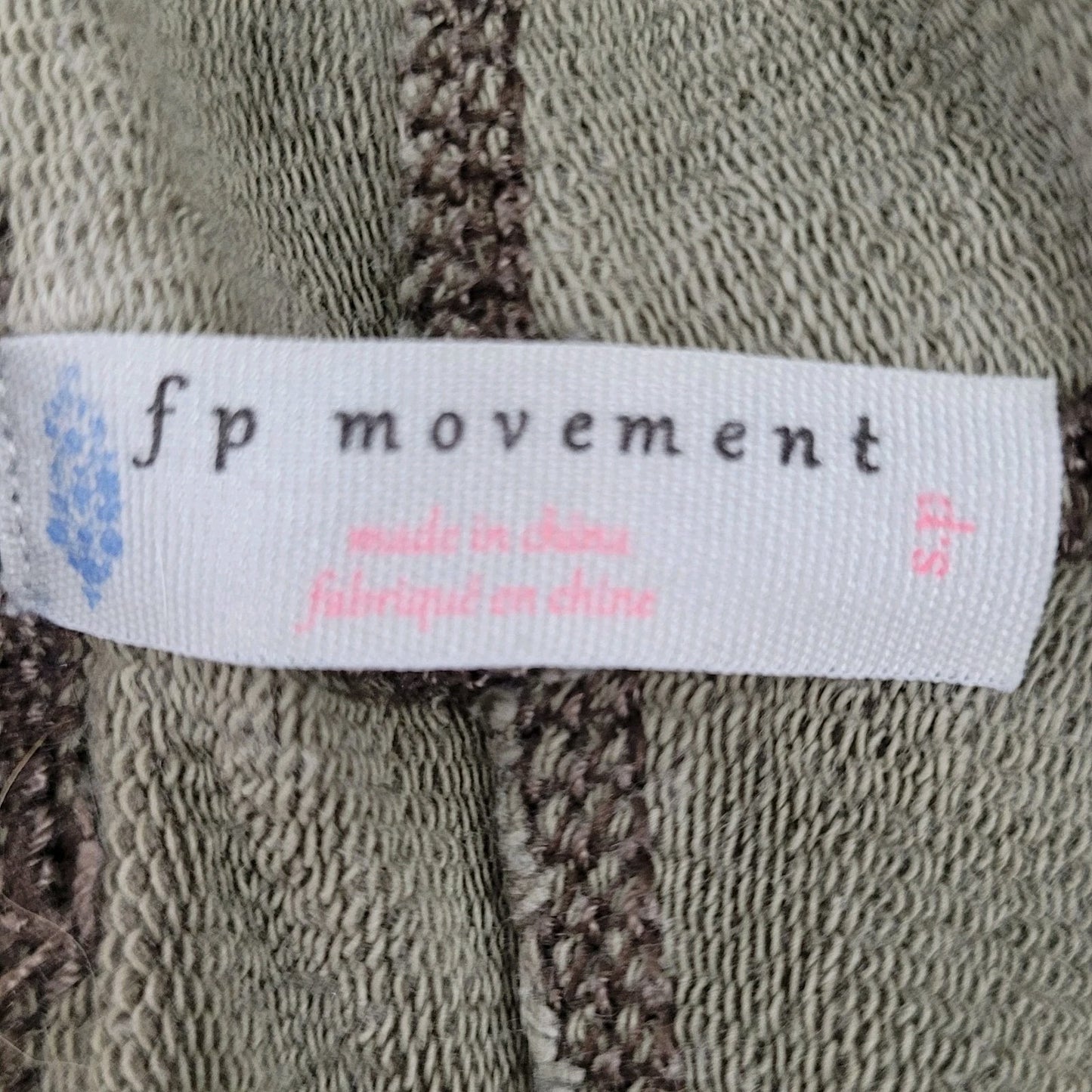 Free People Movement Brown Athleisure Yoga Pants Tights Size Small S (25x26)