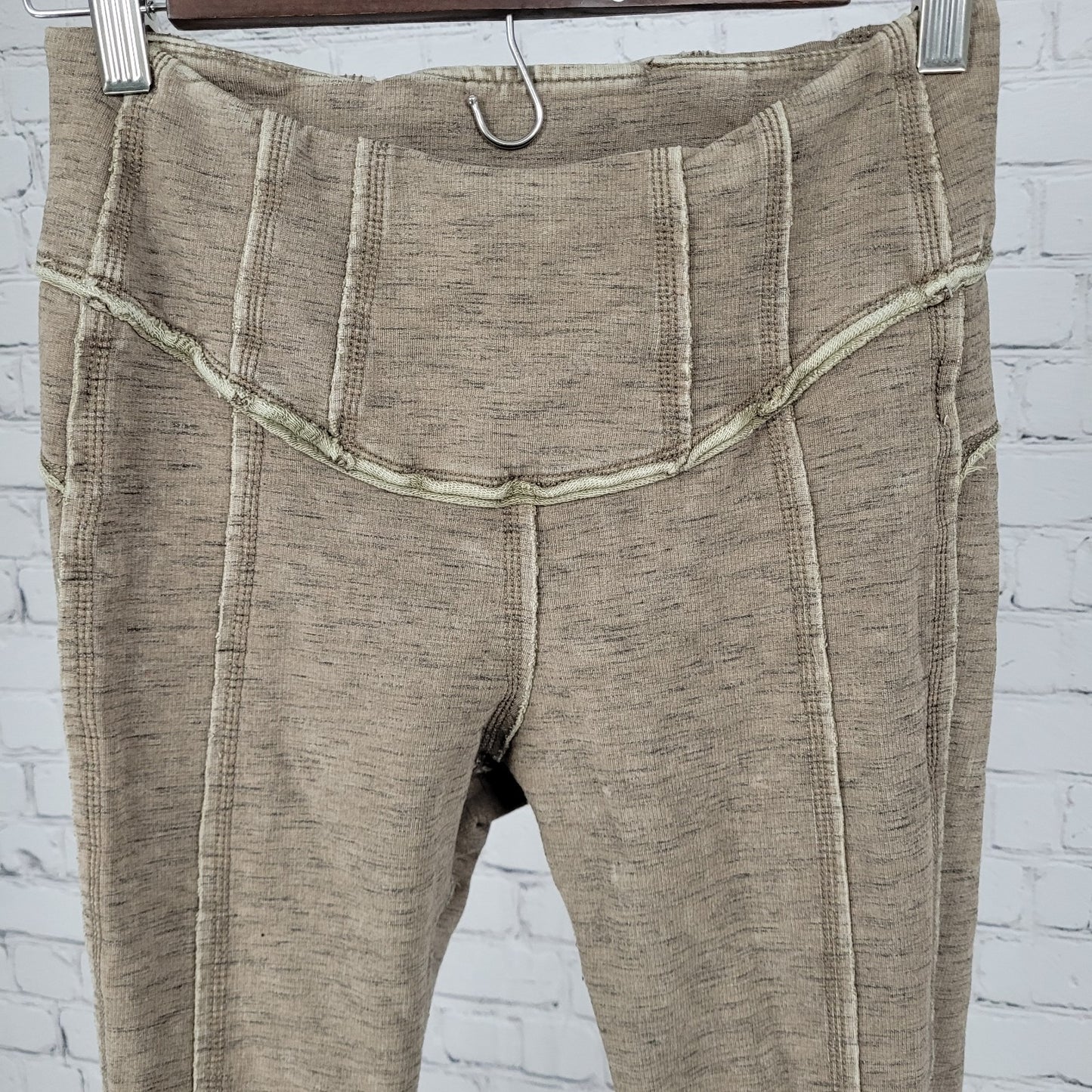 Free People Movement Brown Athleisure Yoga Pants Tights Size Small S (25x26)