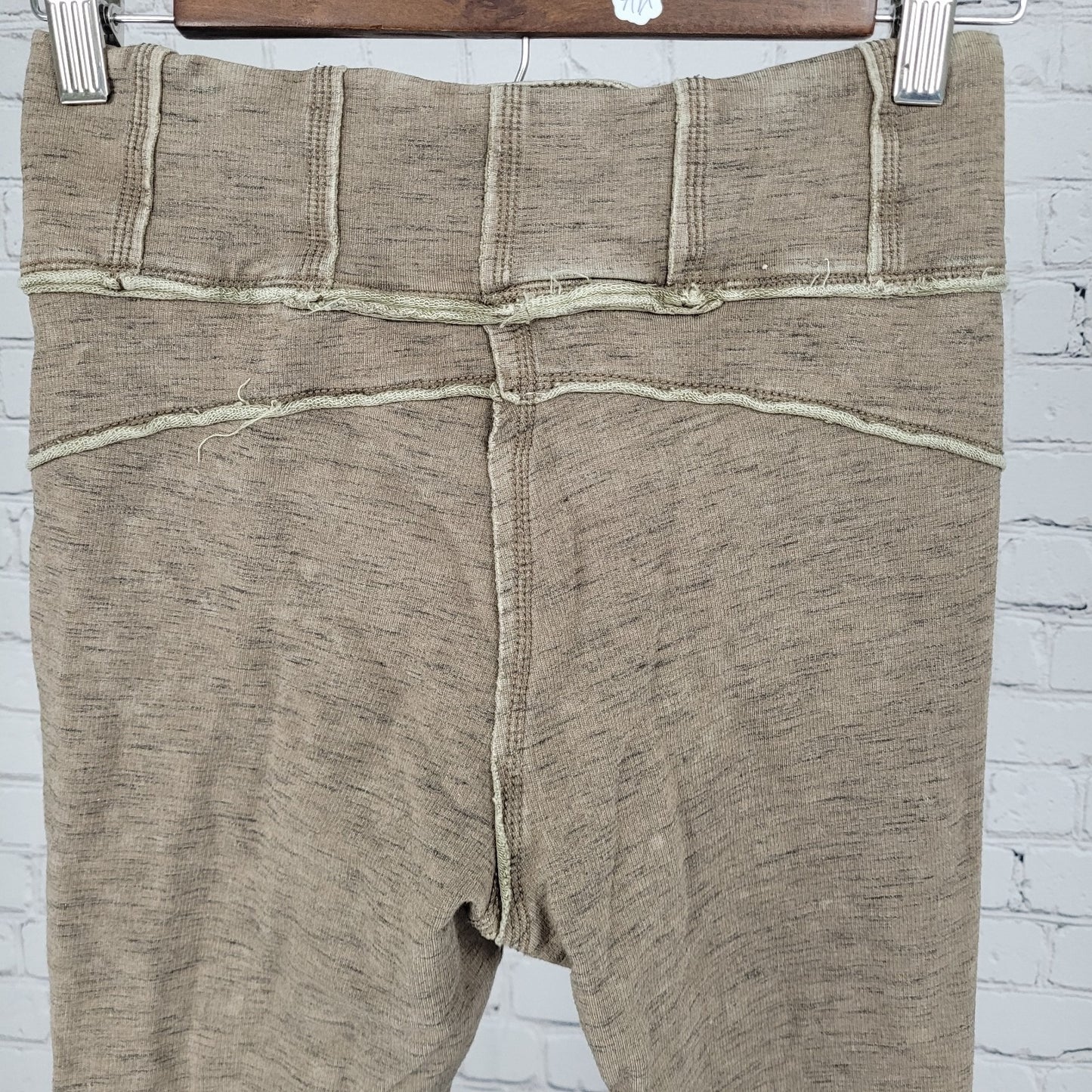 Free People Movement Brown Athleisure Yoga Pants Tights Size Small S (25x26)