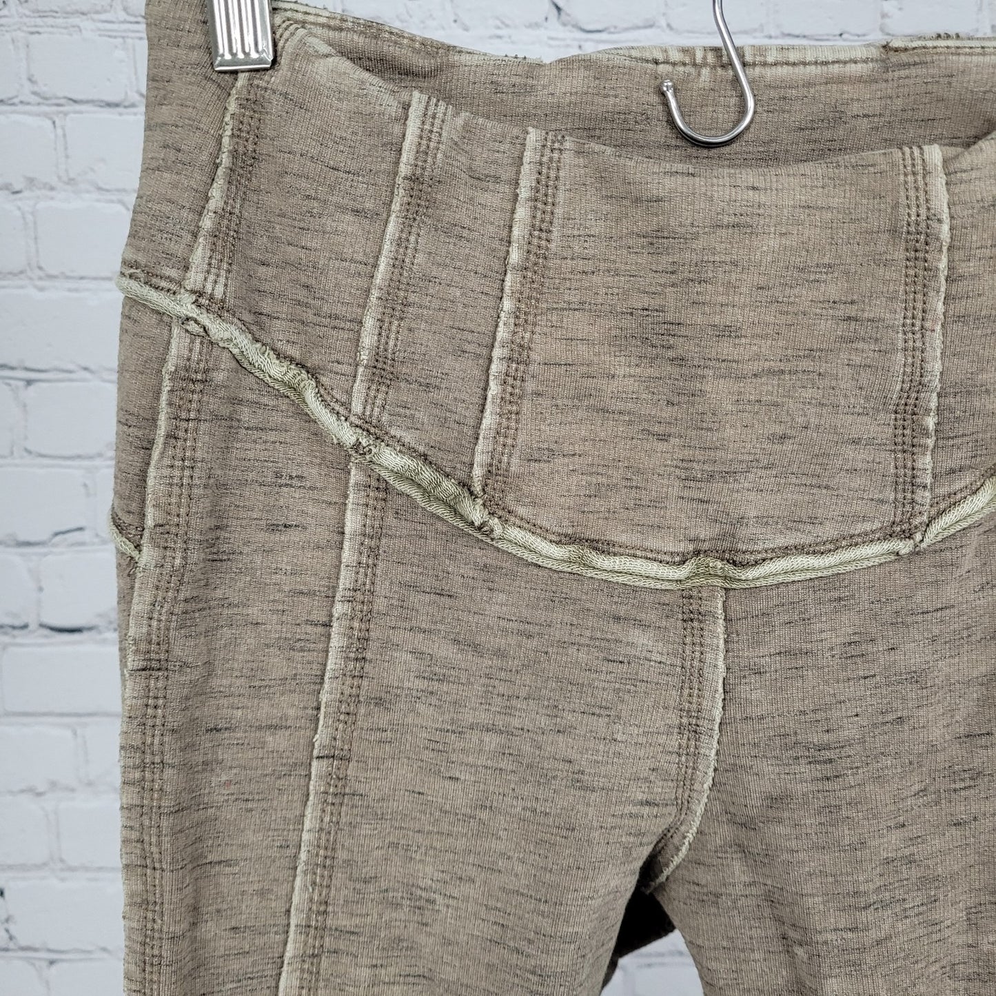 Free People Movement Brown Athleisure Yoga Pants Tights Size Small S (25x26)