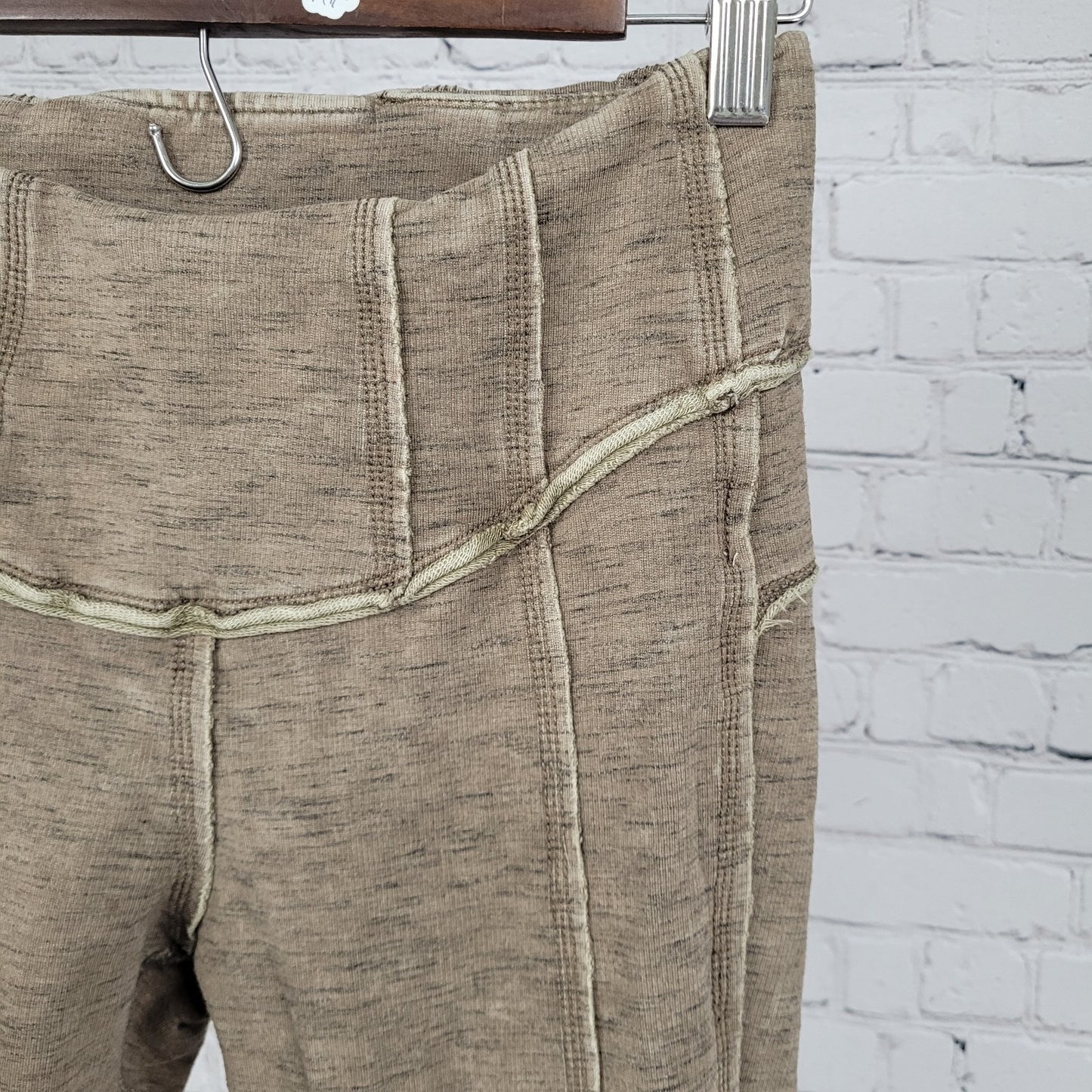 Free People Movement Brown Athleisure Yoga Pants Tights Size Small S (25x26)