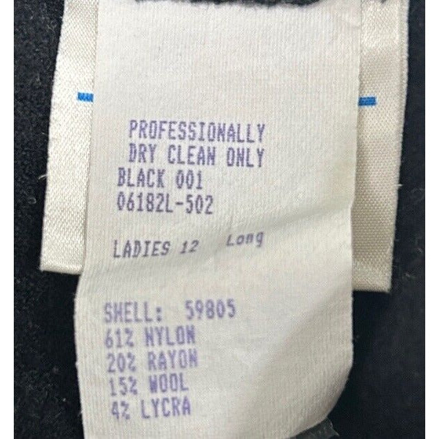 Schoeller Skifans Black 1/2 Zip Snow Bib Stirrups USA Made Ladies Size 12 Long