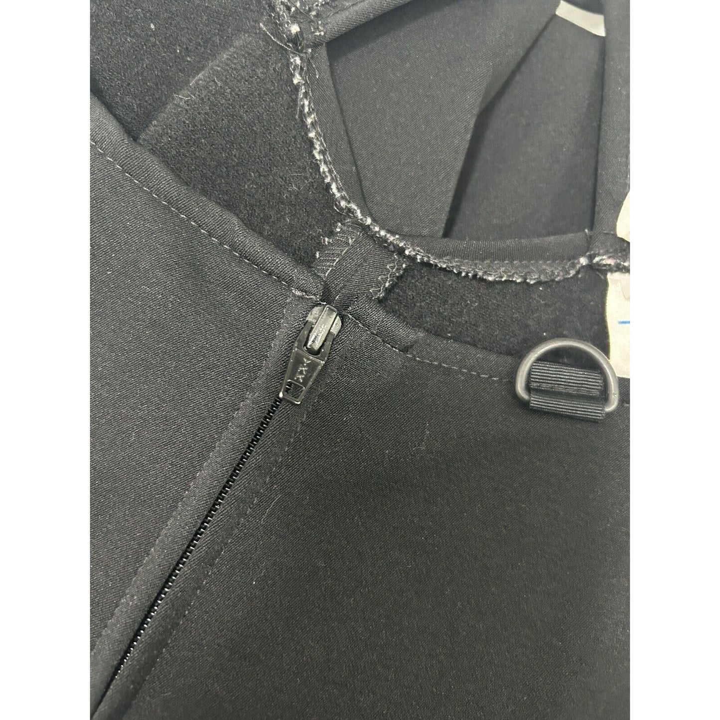 Schoeller Skifans Black 1/2 Zip Snow Bib Stirrups USA Made Ladies Size 12 Long