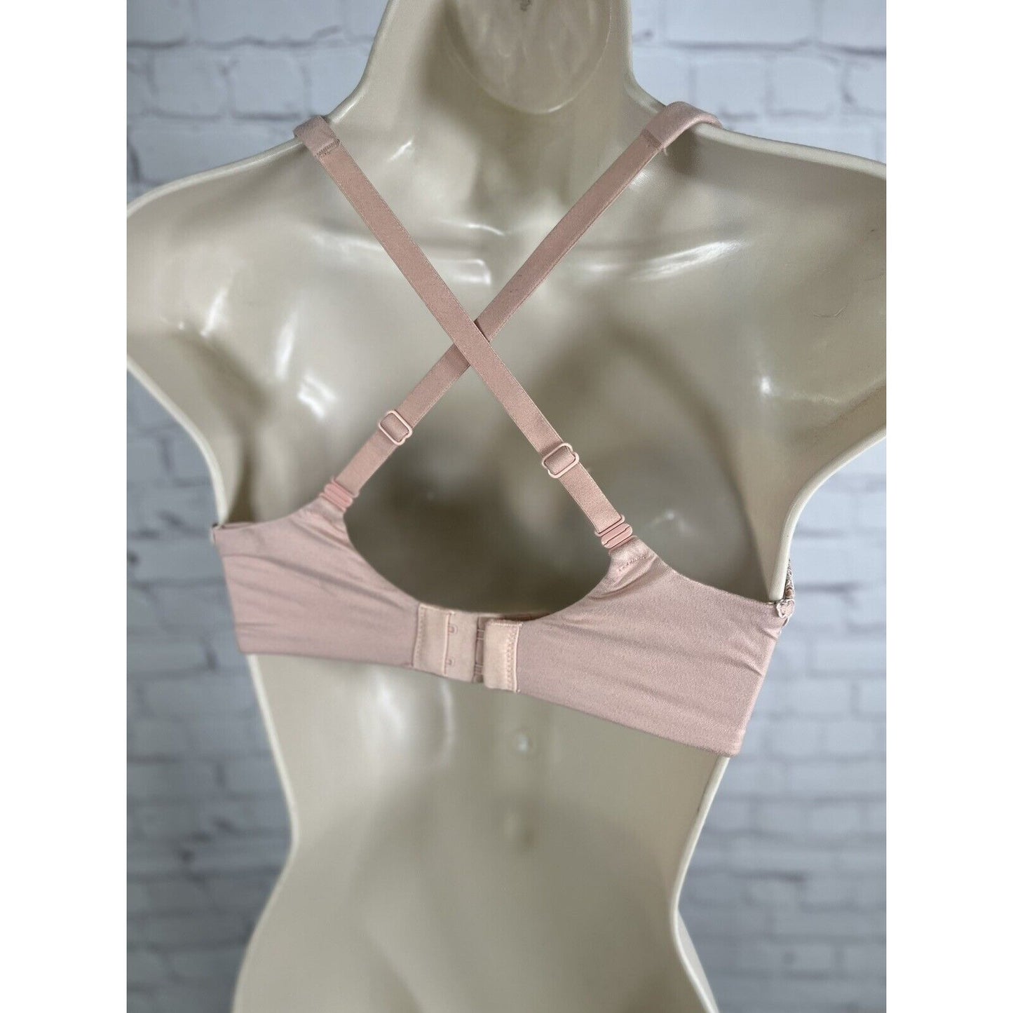 Victoria's Secret Pink Body by Victoria Lined Demi Underwire Lace Trim 32DD