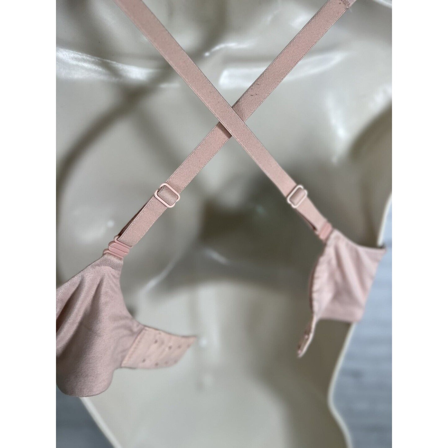 Victoria's Secret Pink Body by Victoria Lined Demi Underwire Lace Trim 32DD