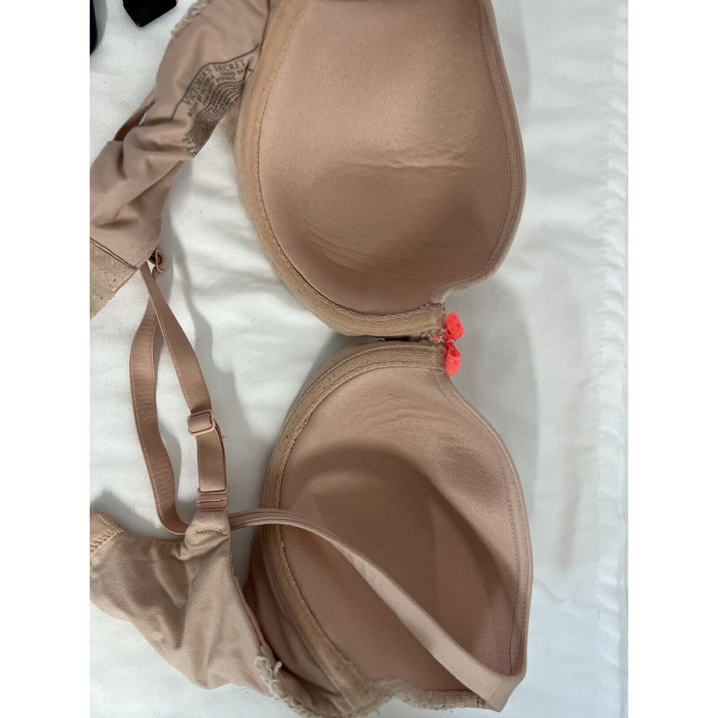 Victoria's Secret Pink Body by Victoria Lined Demi Underwire Lace Trim 32DD