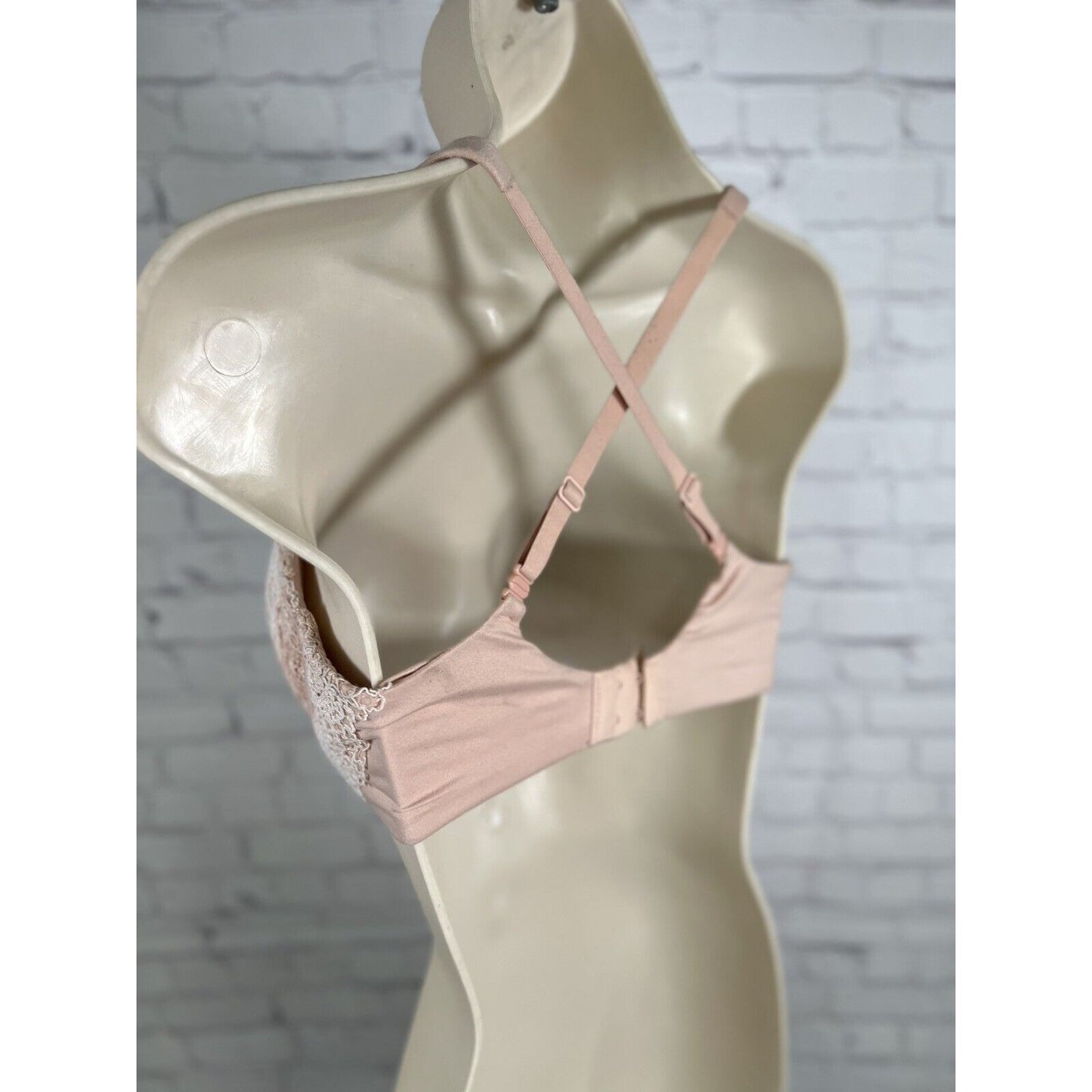 Victoria's Secret Pink Body by Victoria Lined Demi Underwire Lace Trim 32DD