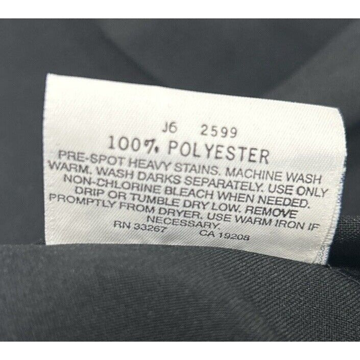 NWT Crest Solid Black USA Made High Waisted Pleated Dress Pants Women’s Size 6