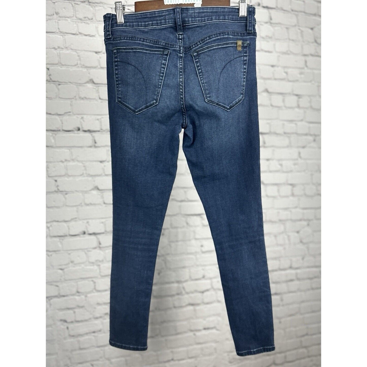 Joe’s Jeans Blue Medium Wash Mid Rise Skinny Jean Pants Pockets Size (29X27)