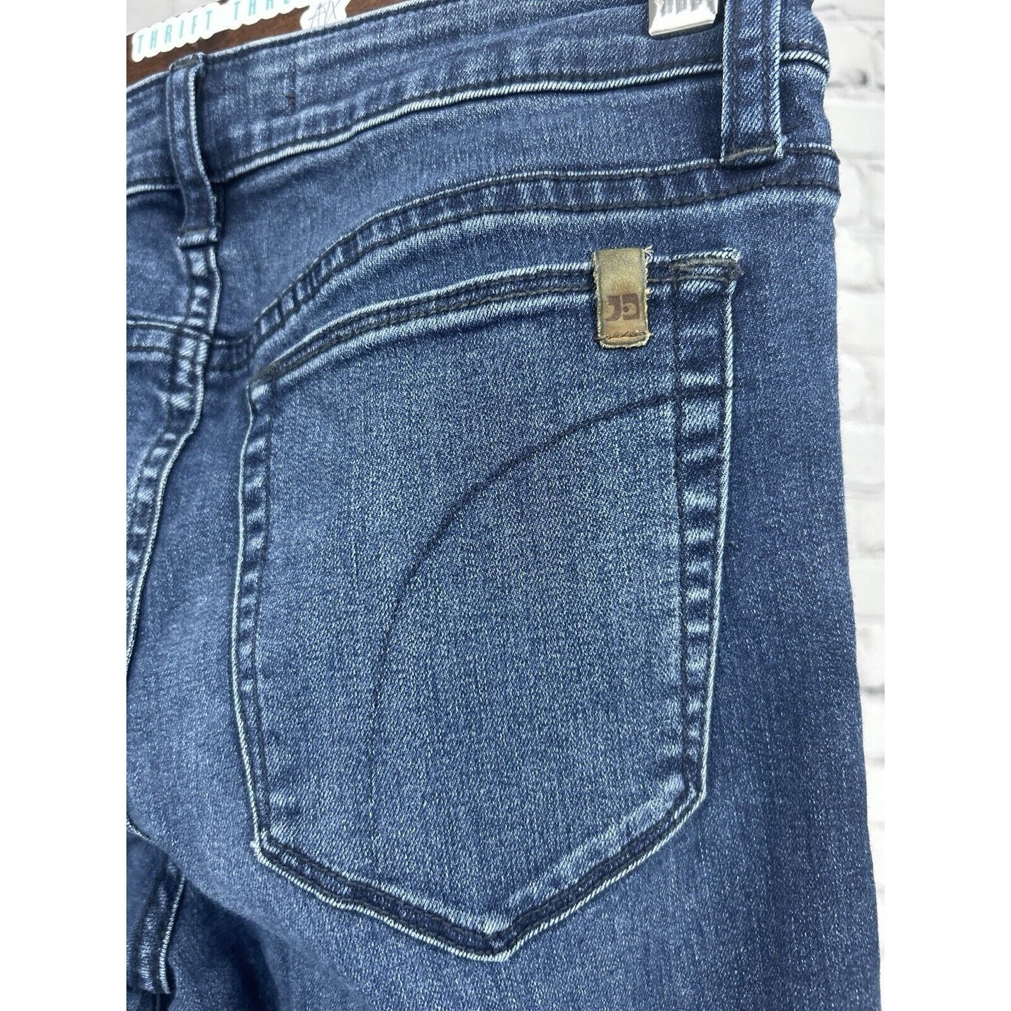 Joe’s Jeans Blue Medium Wash Mid Rise Skinny Jean Pants Pockets Size (29X27)
