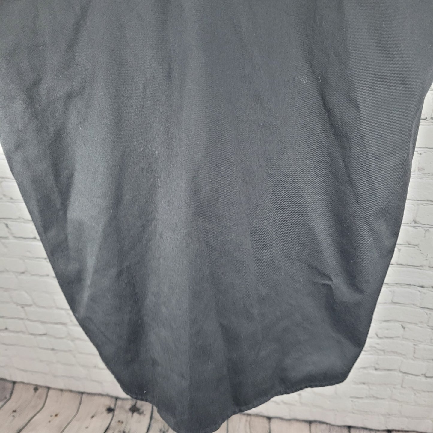 Lil Leo Vagos Dickies Black Button Down Short Sleeve Shirt Streetwear Medium M