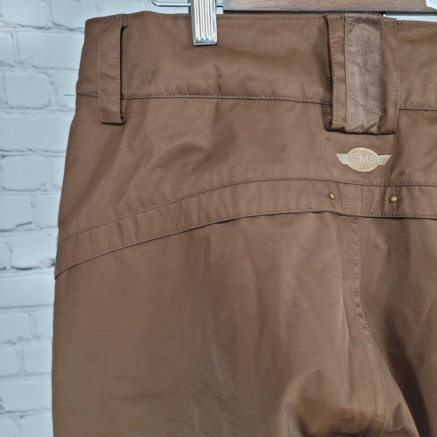 SIMS Snowboarding Brown Insulated Adjustable Waist Snow Pants Womens Size XL