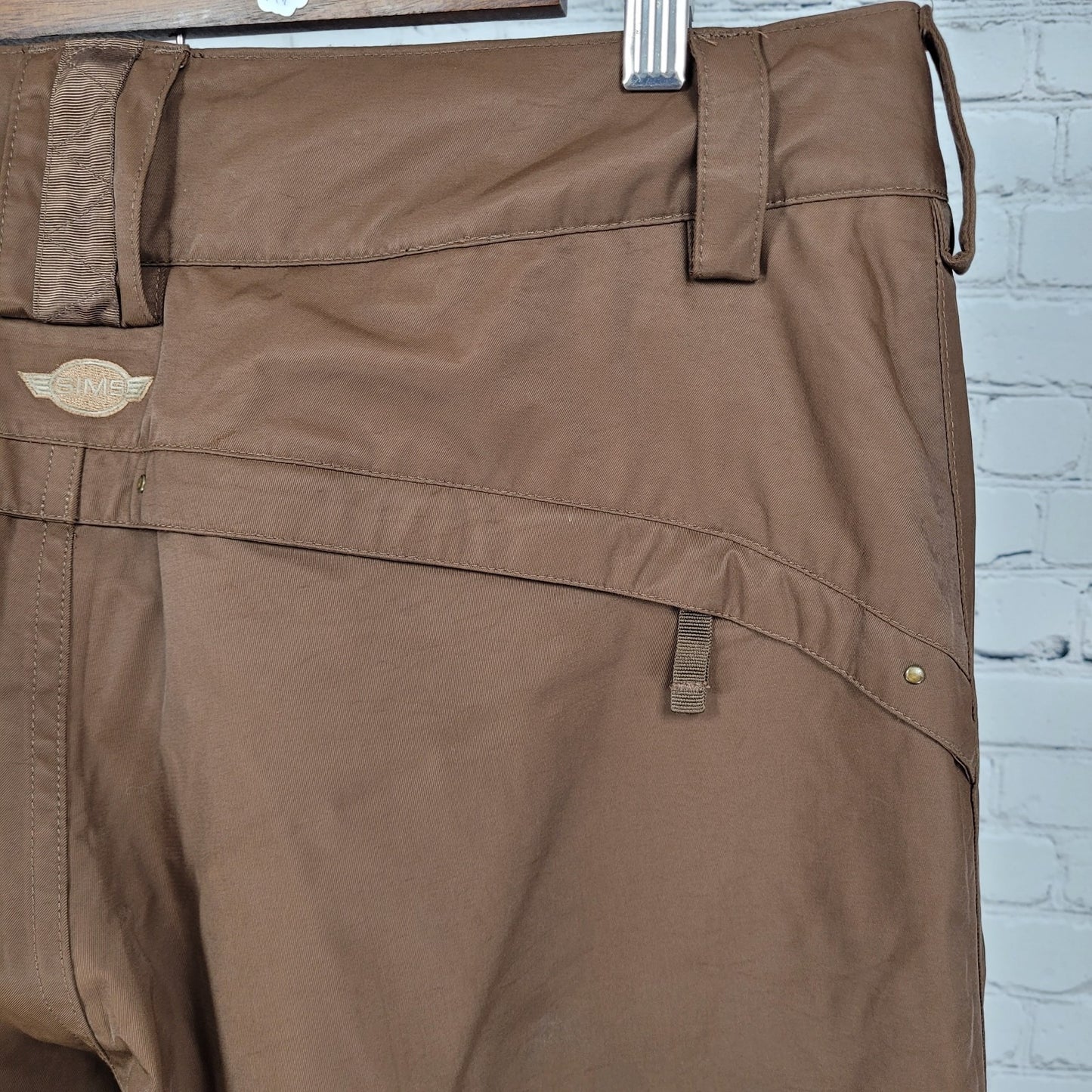 SIMS Snowboarding Brown Insulated Adjustable Waist Snow Pants Womens Size XL