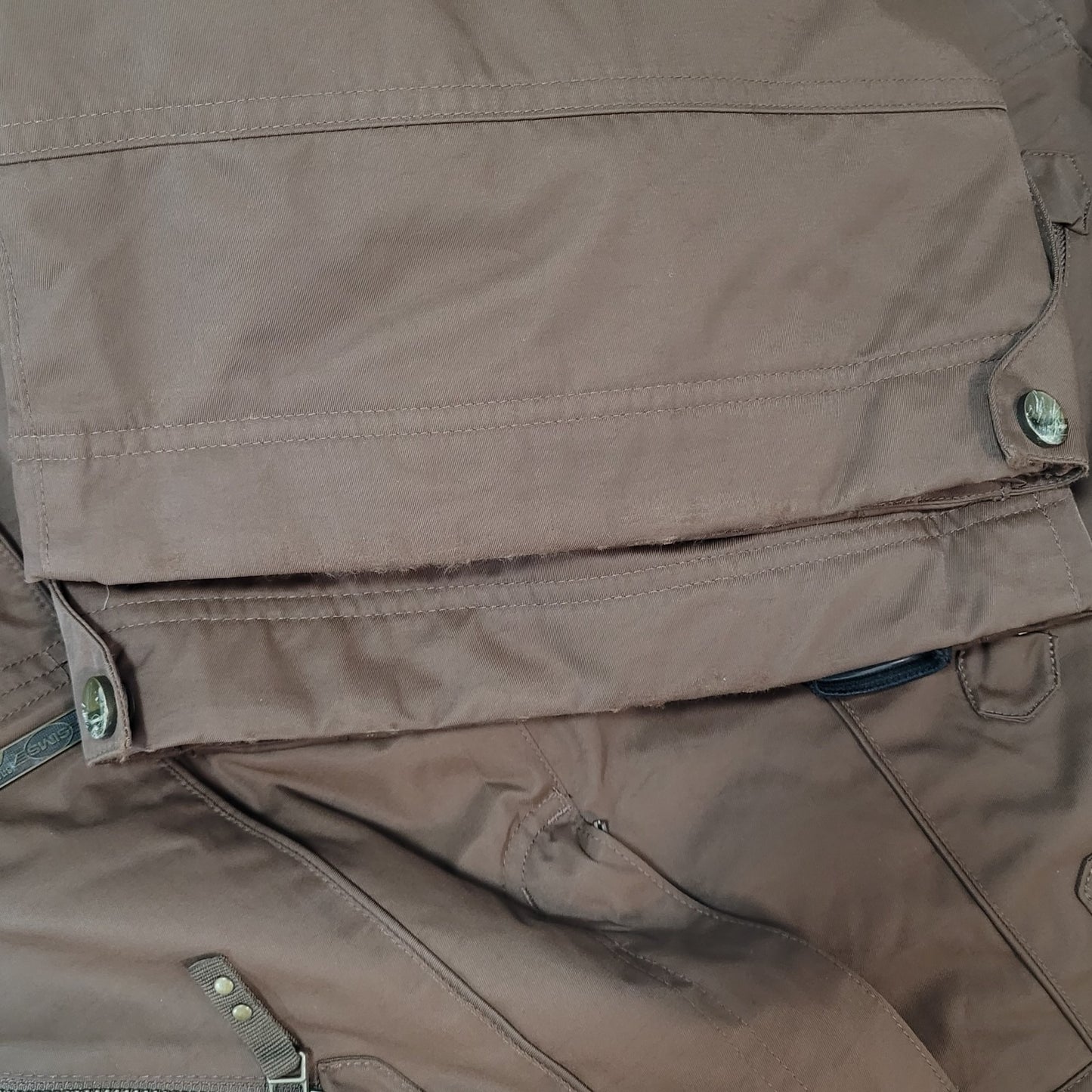 SIMS Snowboarding Brown Insulated Adjustable Waist Snow Pants Womens Size XL