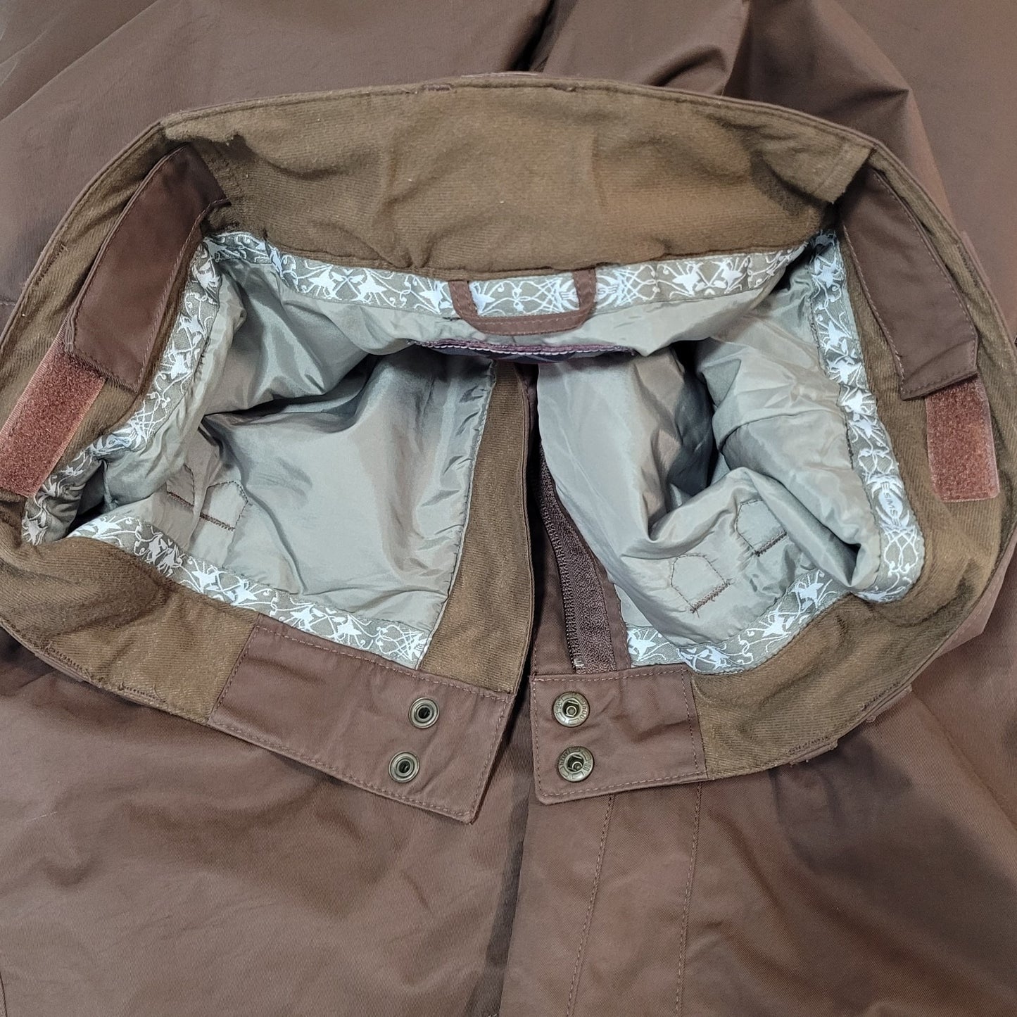 SIMS Snowboarding Brown Insulated Adjustable Waist Snow Pants Womens Size XL