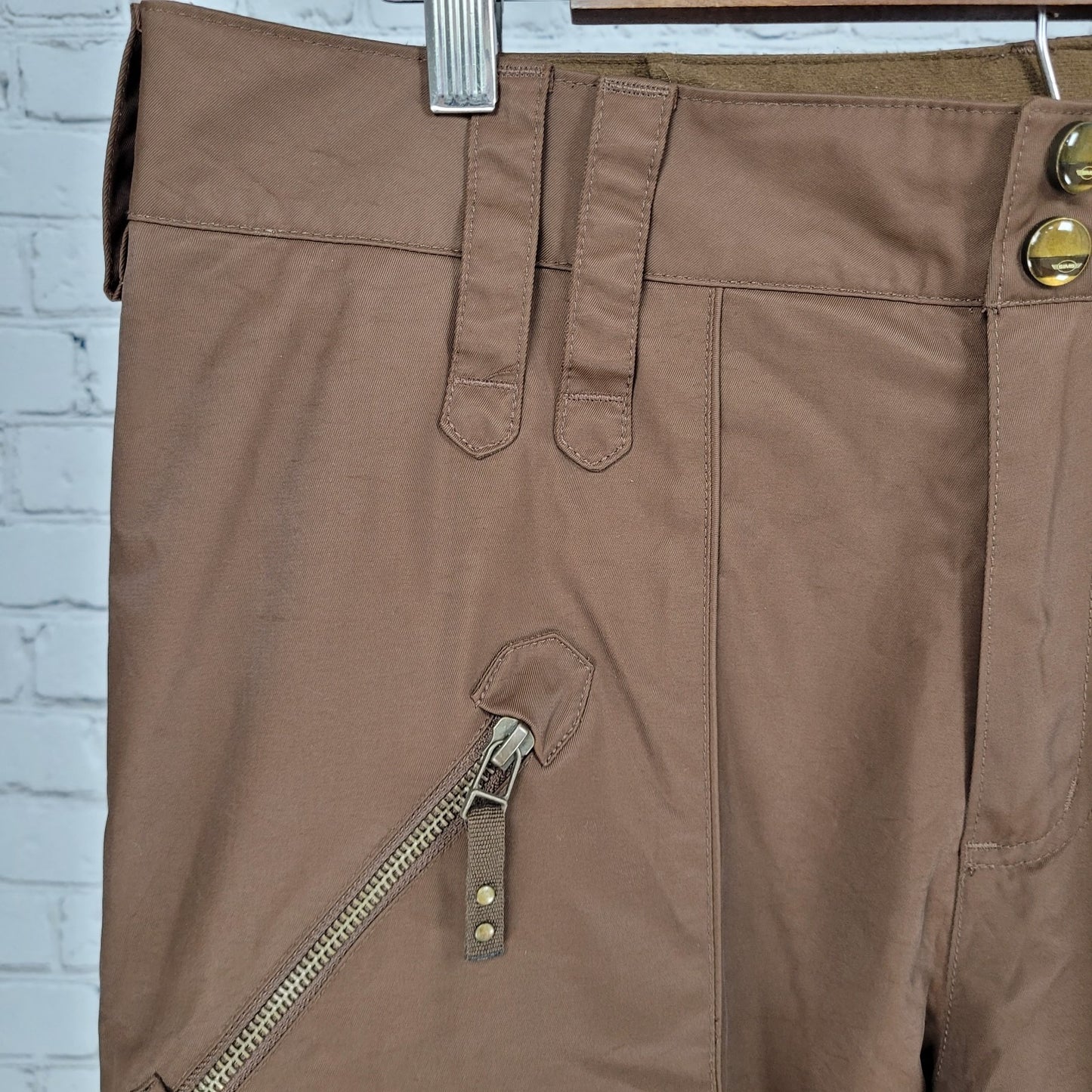 SIMS Snowboarding Brown Insulated Adjustable Waist Snow Pants Womens Size XL