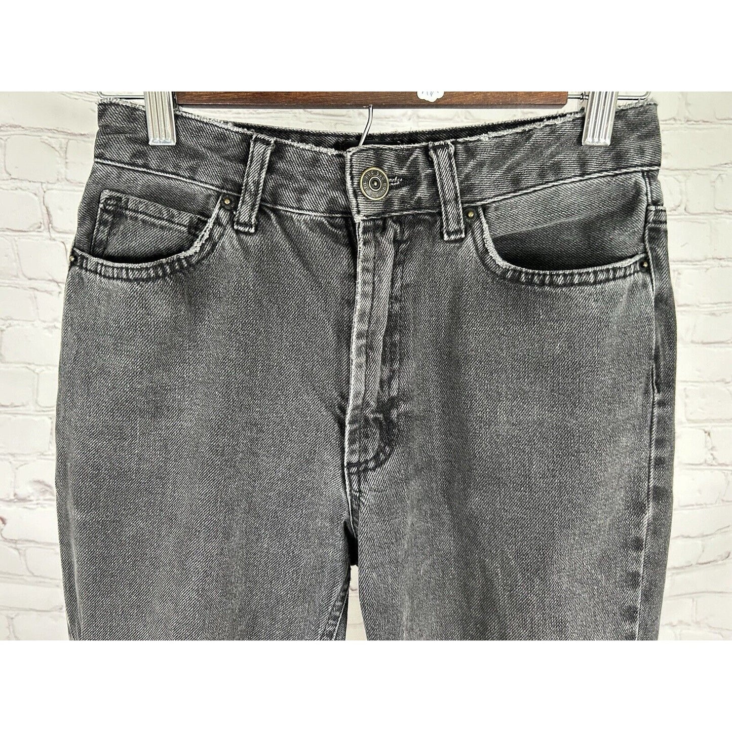 BDG Urban Outfitters Gray Cotton Denim Mid-Rise Women’s Mom Jeans 25 (25x29.5)