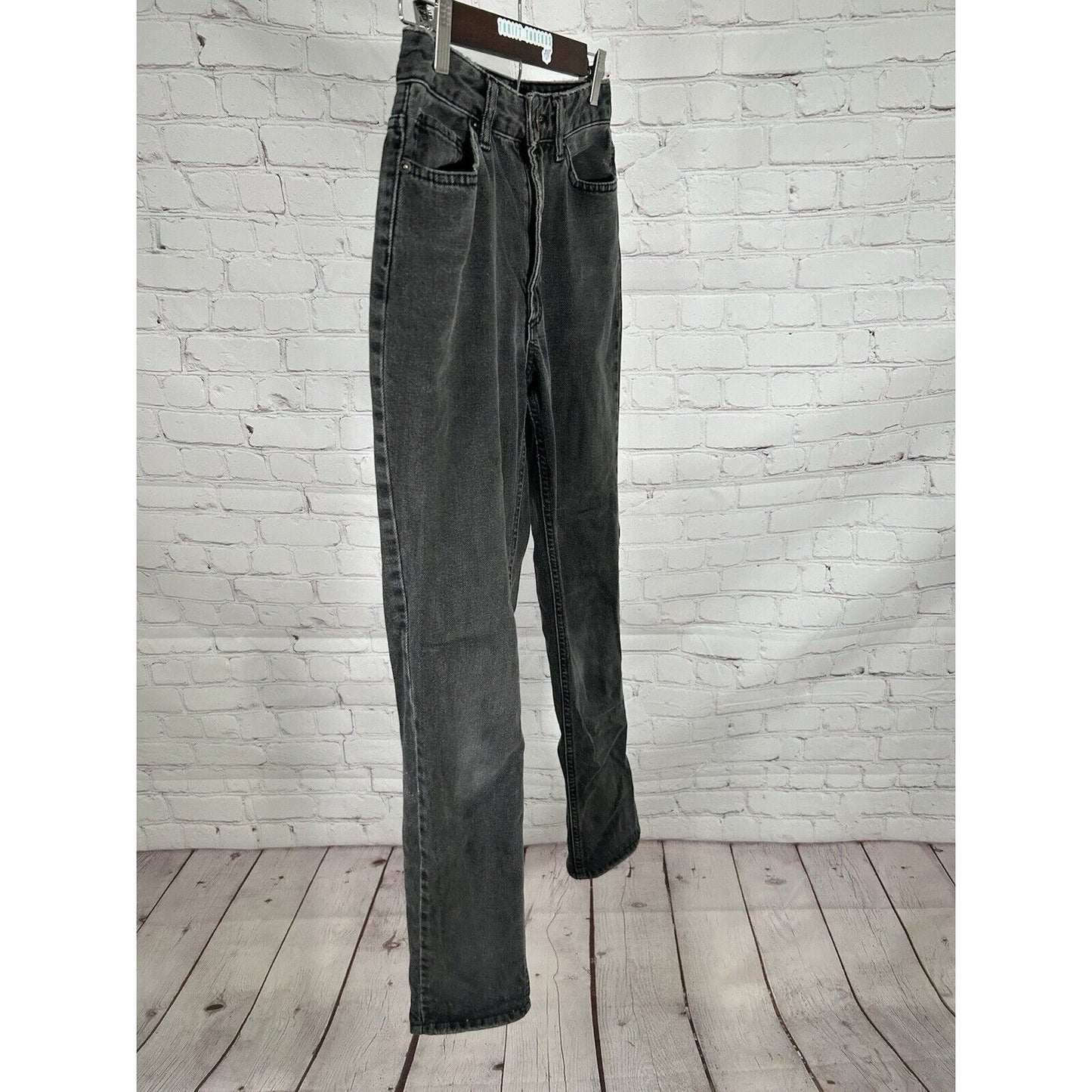 BDG Urban Outfitters Gray Cotton Denim Mid-Rise Women’s Mom Jeans 25 (25x29.5)