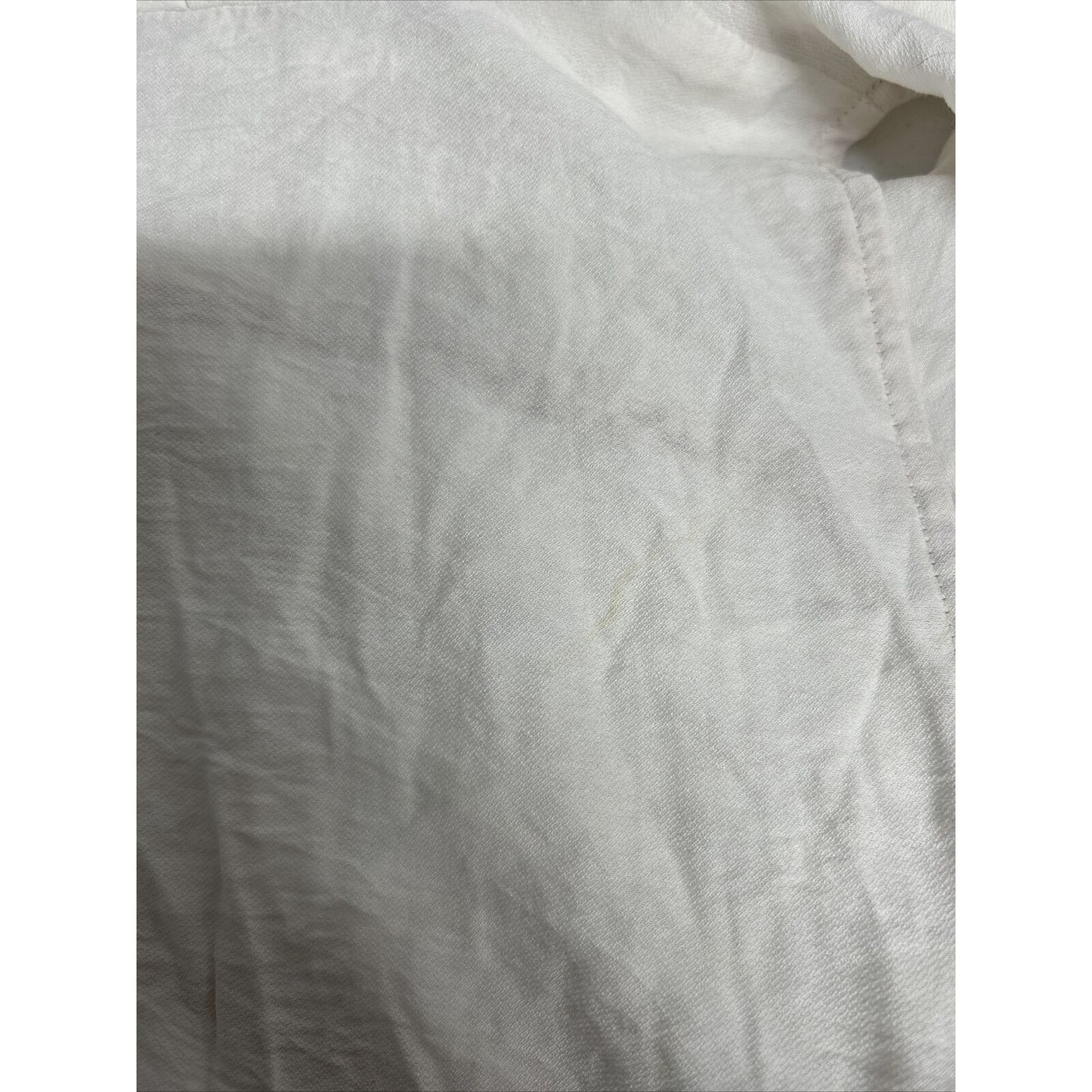 Soft Surroundings White Sleeveless Open Front Long Lightweight Cardigan M