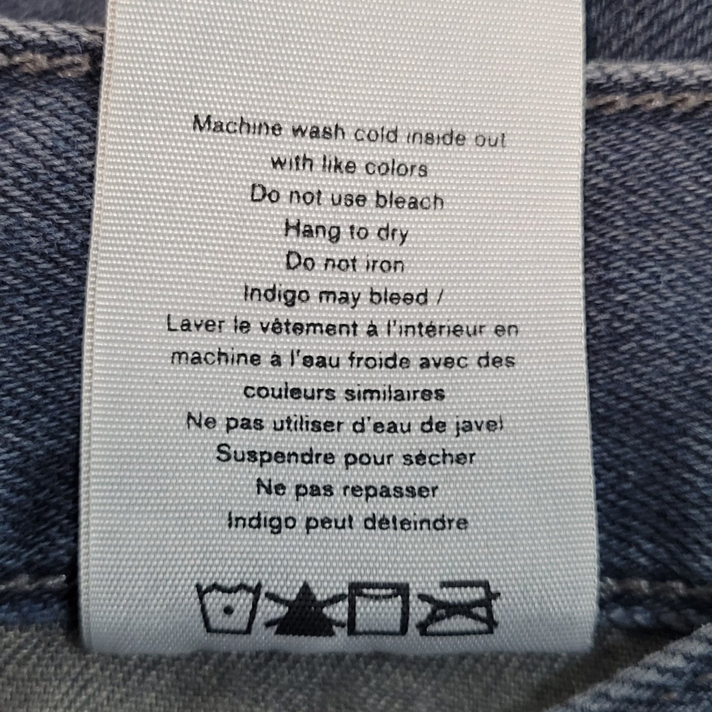 Rag & Bone Grey Blue Denim Fit 2 Slim Straight Stretch Jeans Size 33 (33x29)
